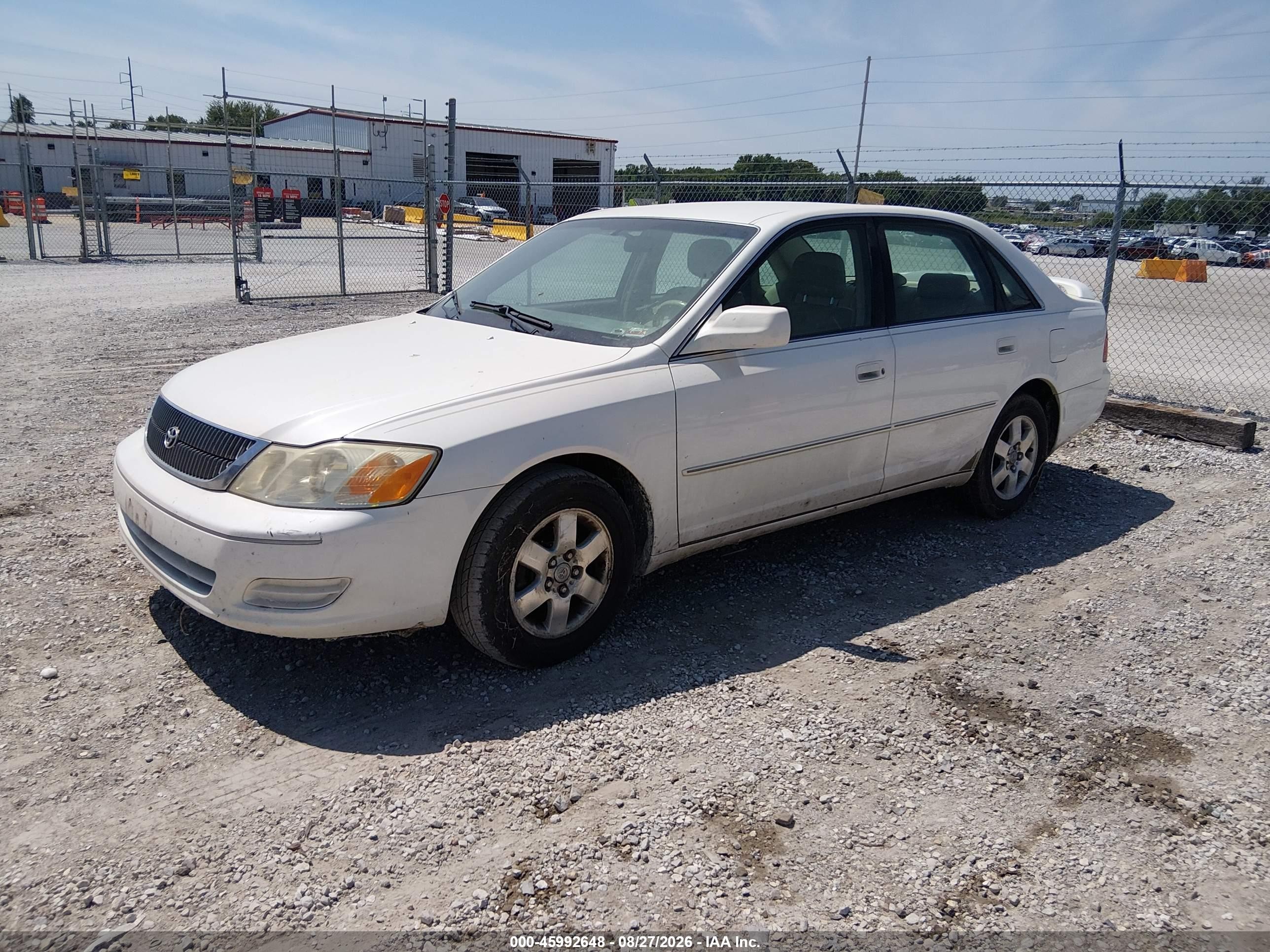 2002 Toyota Avalon Xl White vin: 4T1BF28B72U212913