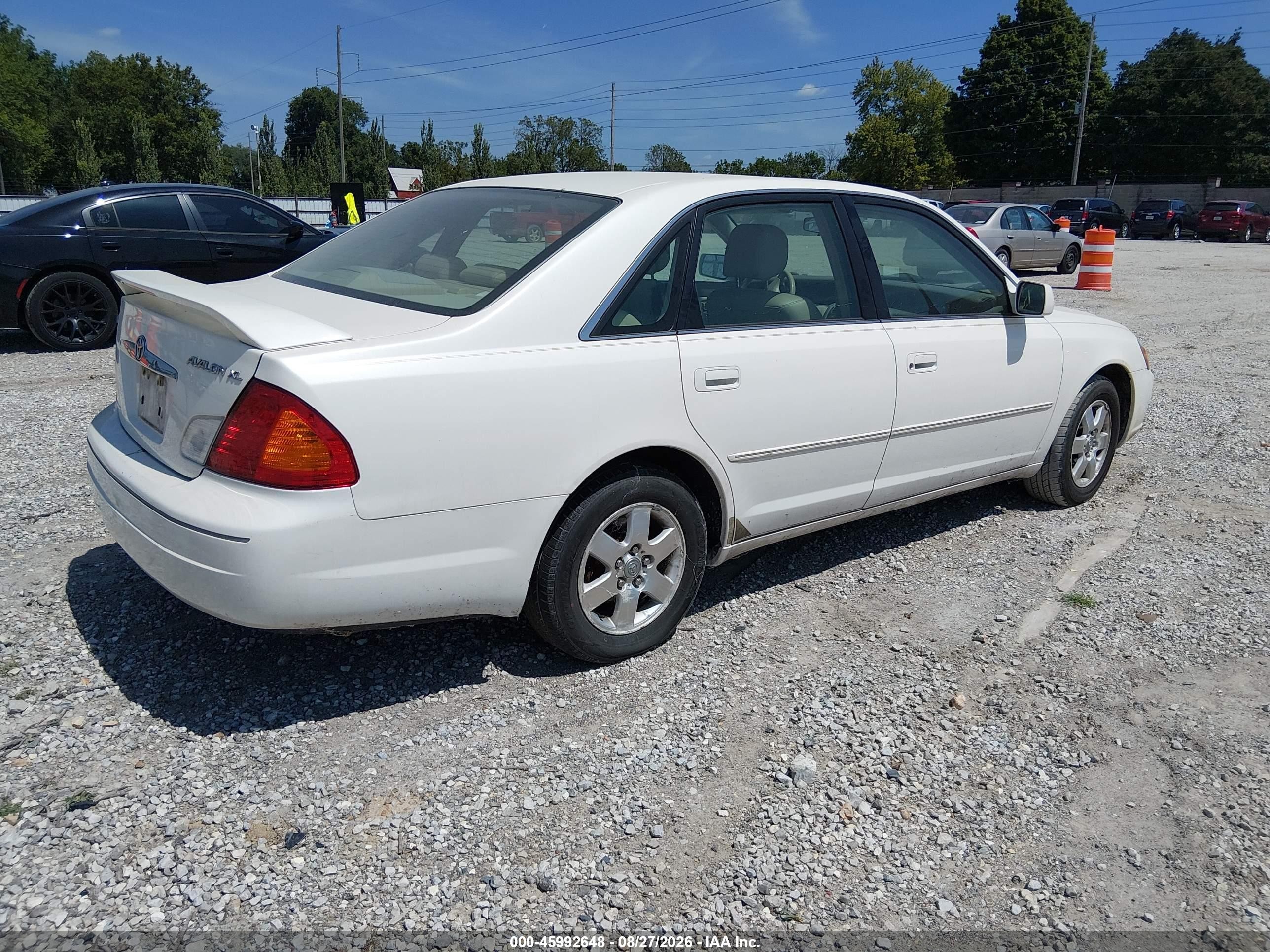 2002 Toyota Avalon Xl White vin: 4T1BF28B72U212913
