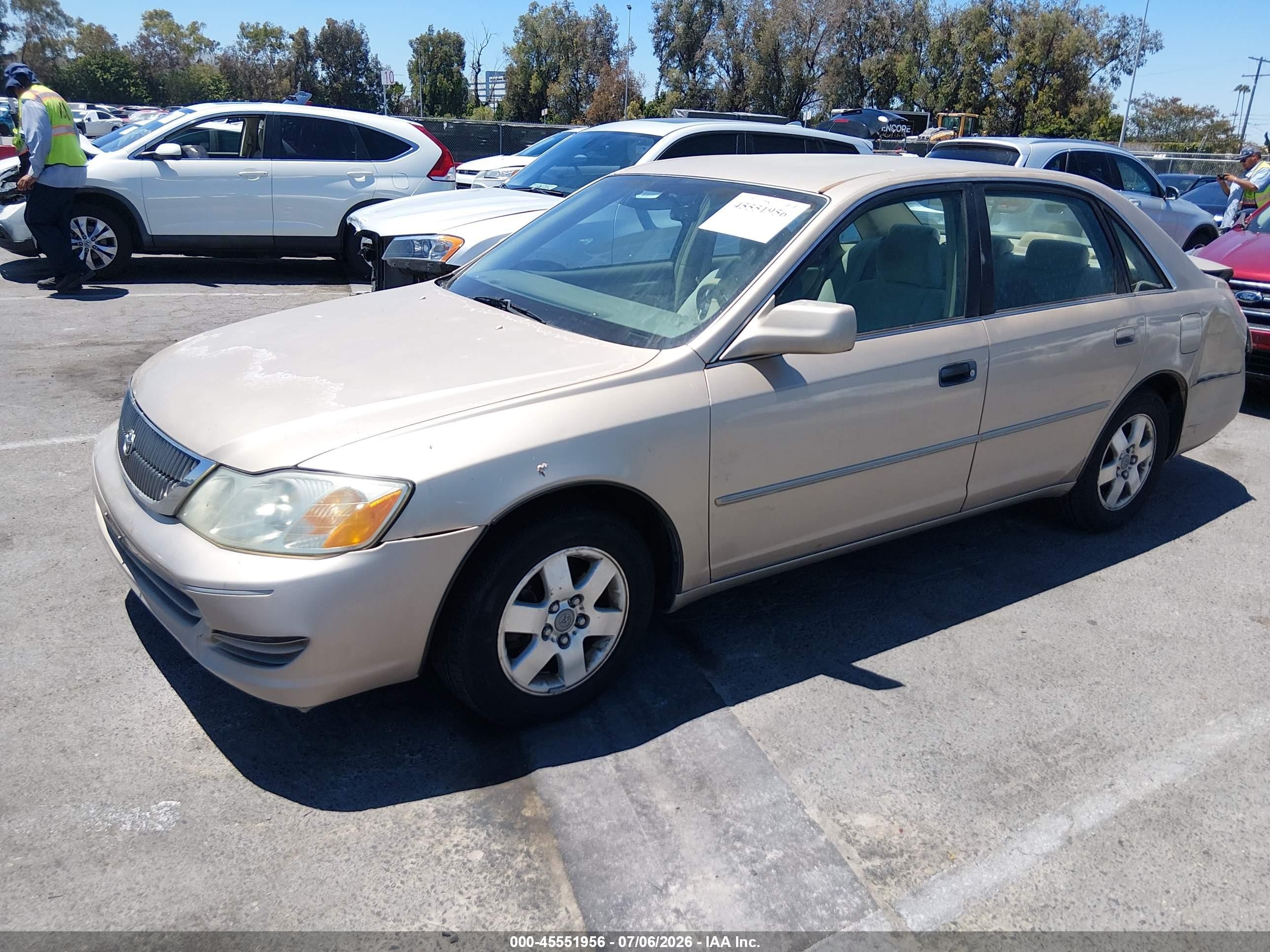 2002 Toyota Avalon Xl Золотой vin: 4T1BF28B72U239478