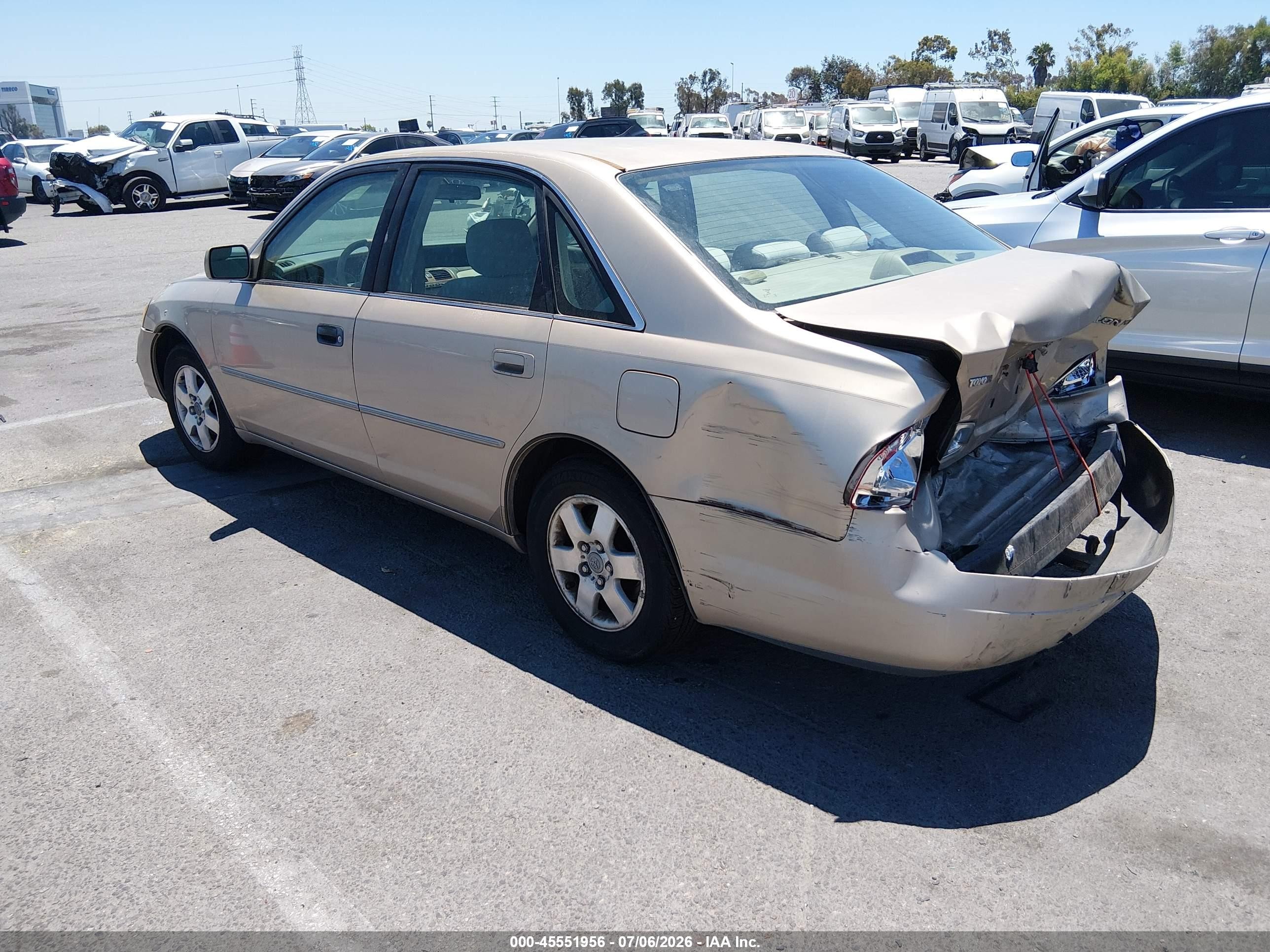 2002 Toyota Avalon Xl Золотой vin: 4T1BF28B72U239478