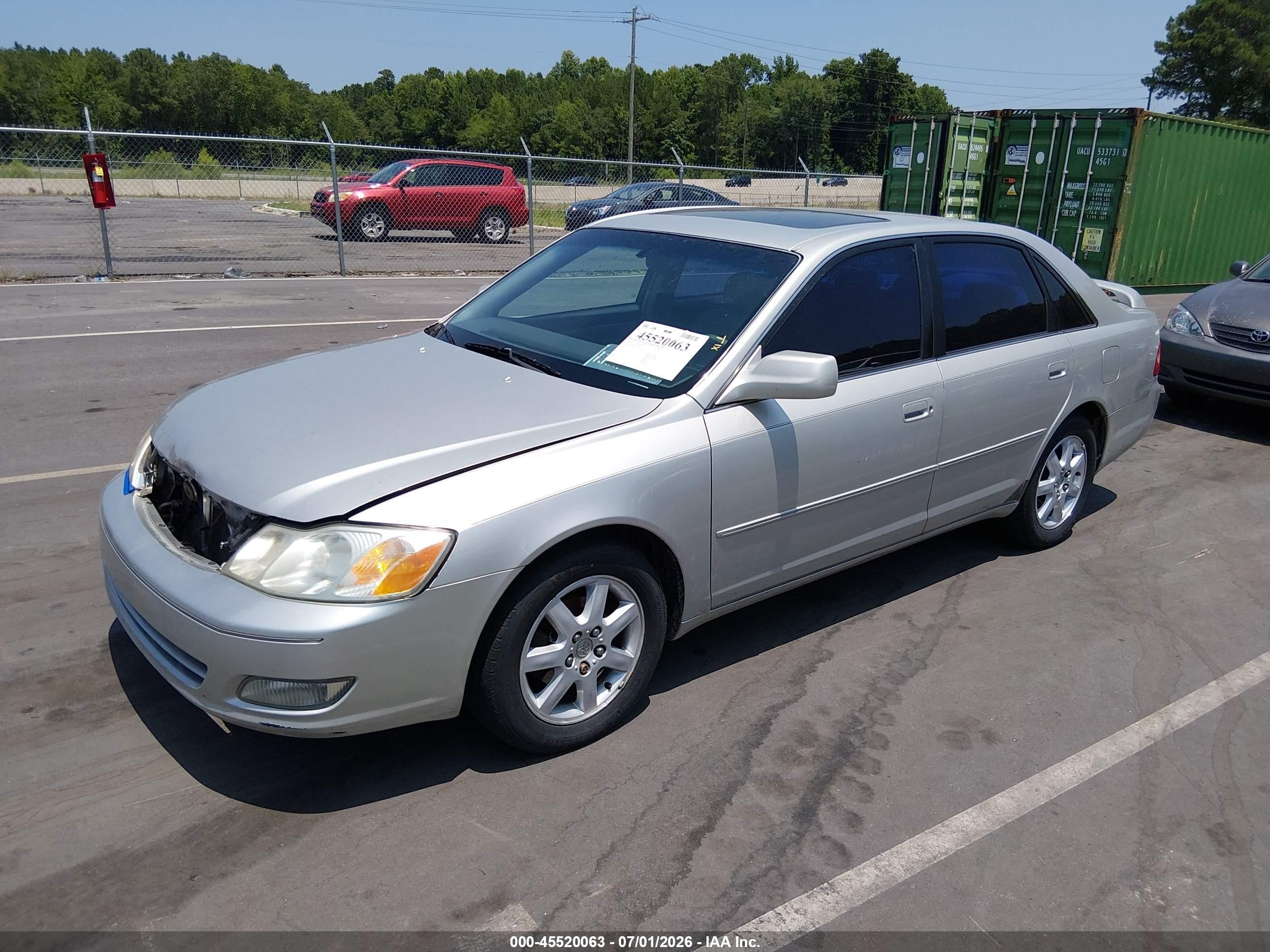 2002 Toyota Avalon Xls Silver vin: 4T1BF28B72U241053