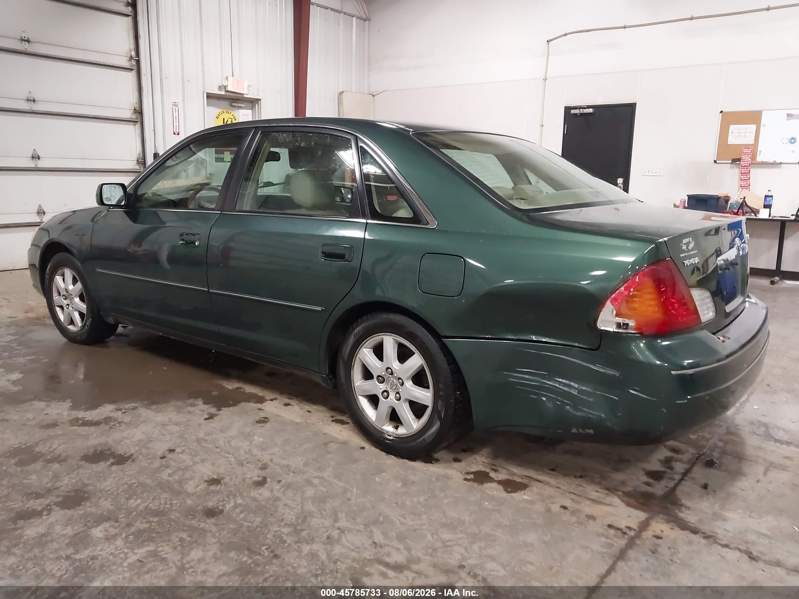 2002 Toyota Avalon Xls Green vin: 4T1BF28B72U252067