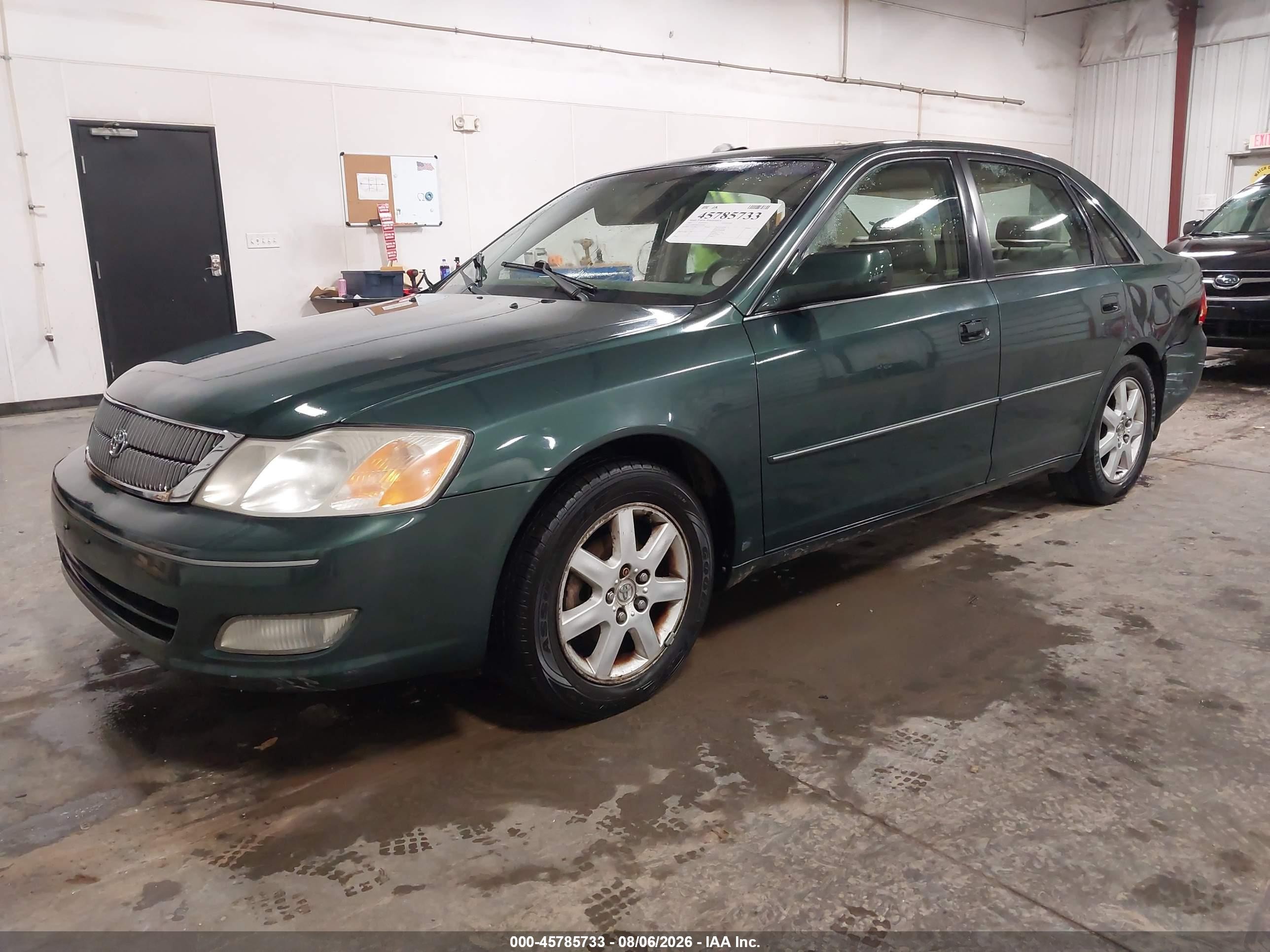 2002 Toyota Avalon Xls Green vin: 4T1BF28B72U252067