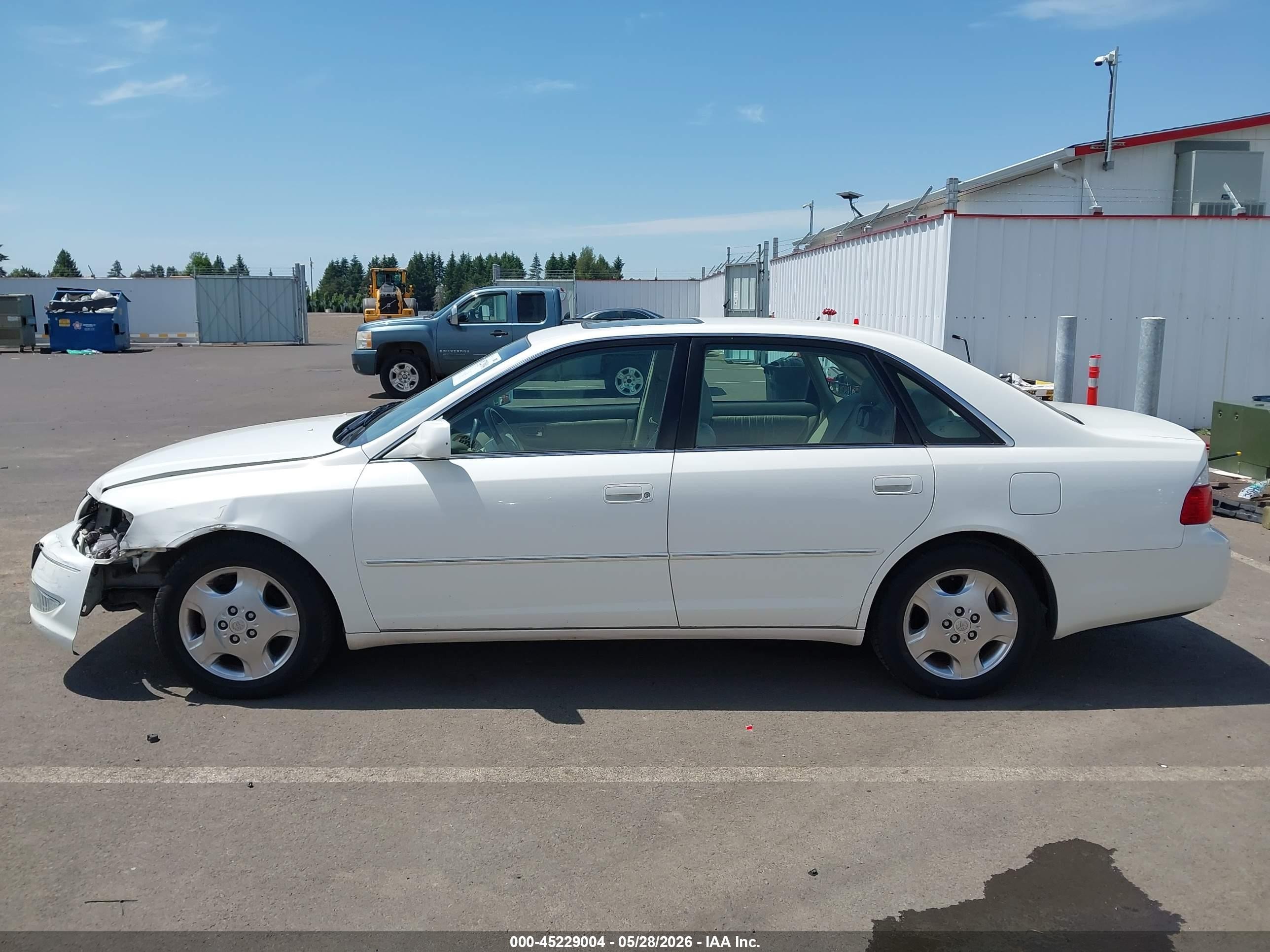 2003 Toyota Avalon Xls White vin: 4T1BF28B73U273311