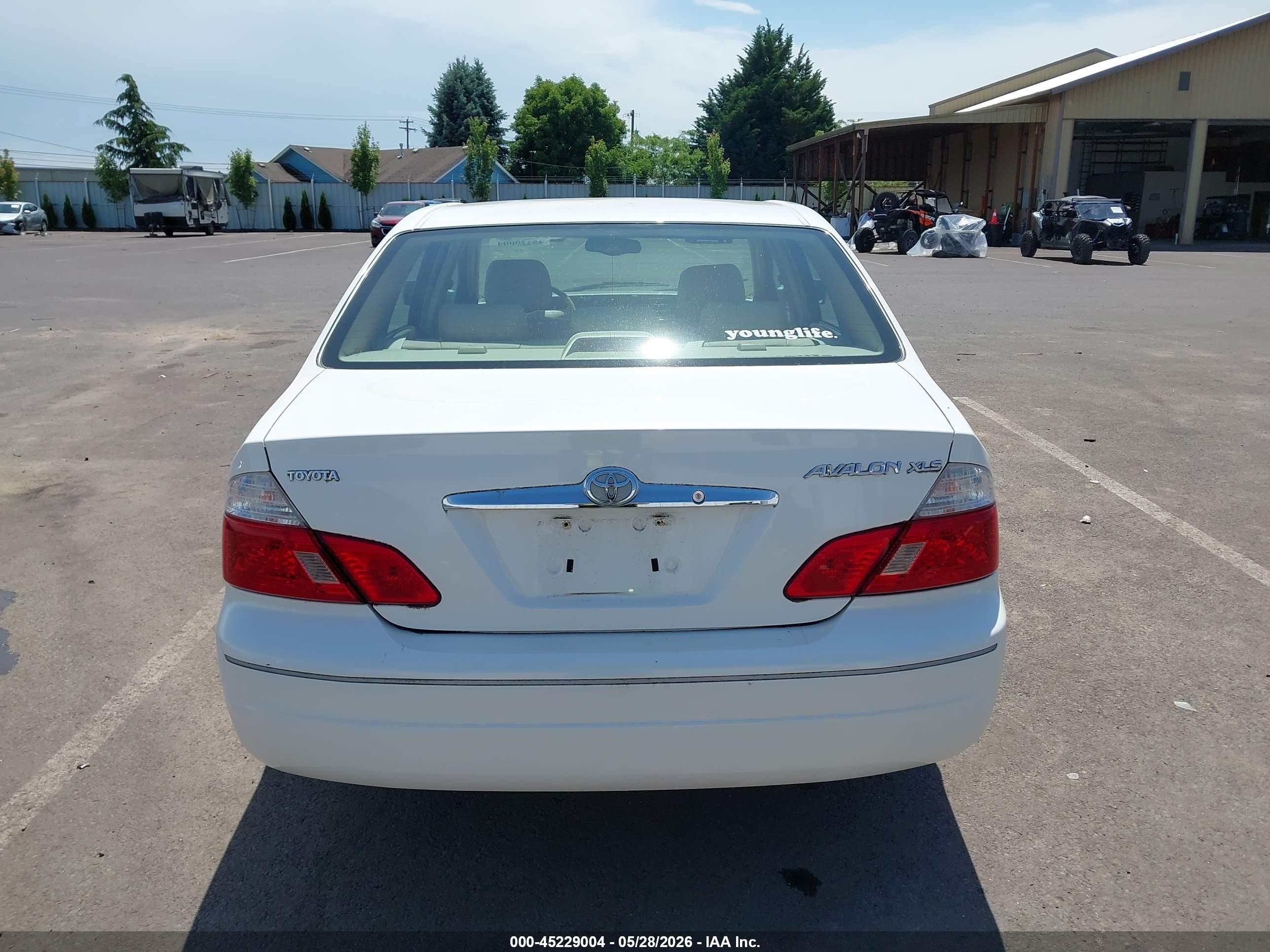 2003 Toyota Avalon Xls White vin: 4T1BF28B73U273311