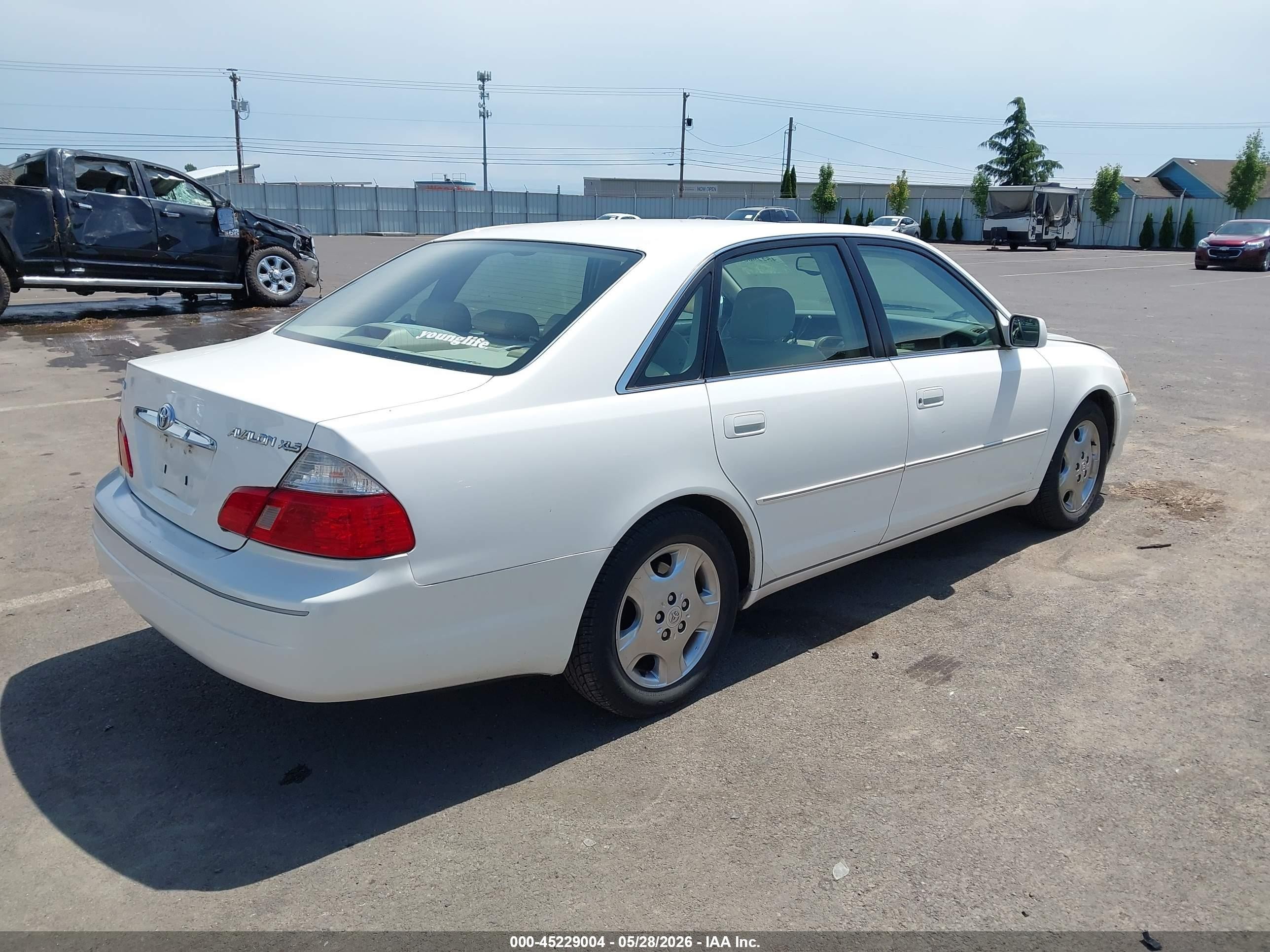2003 Toyota Avalon Xls White vin: 4T1BF28B73U273311