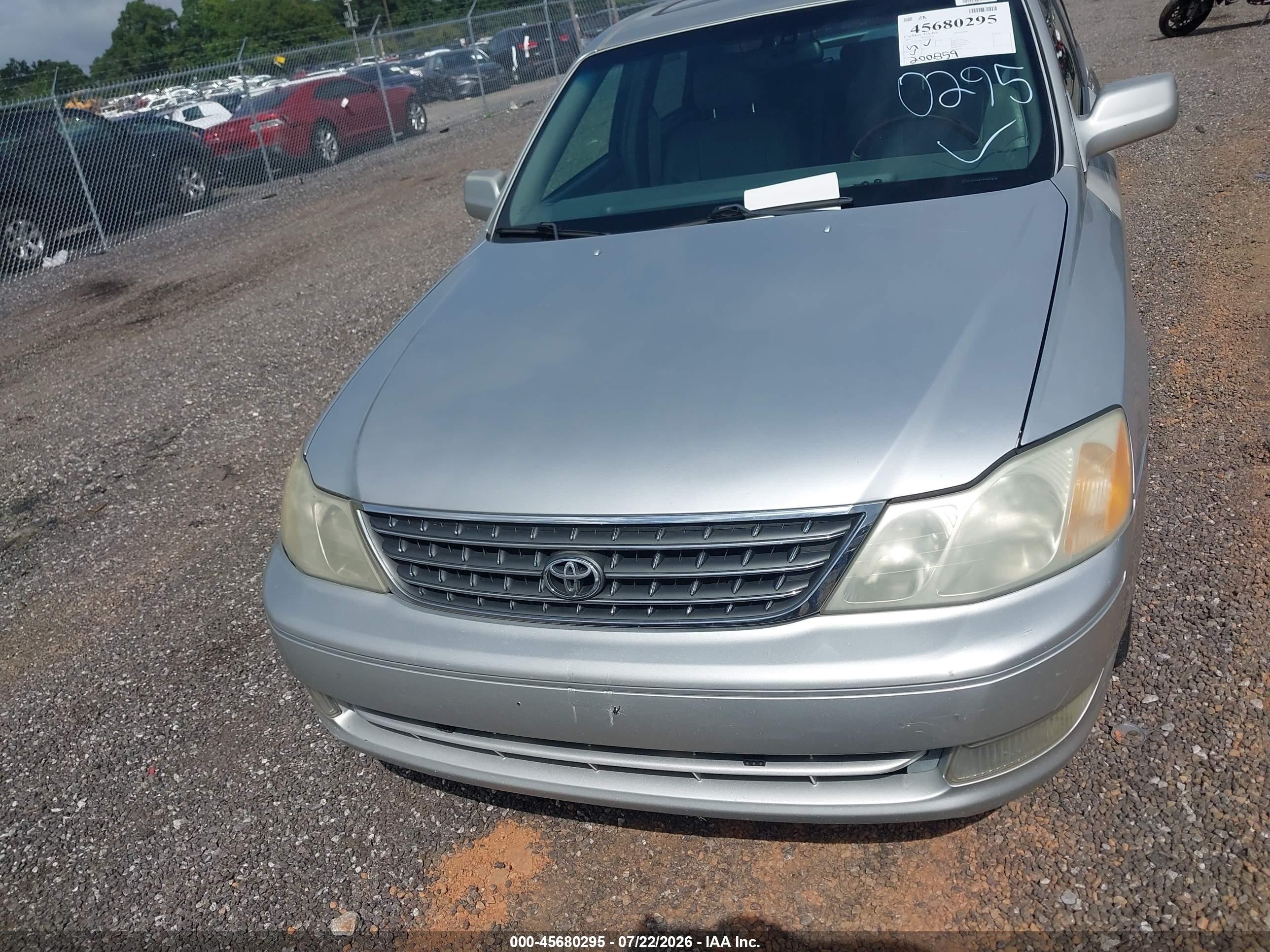 2003 Toyota Avalon Xls Silver vin: 4T1BF28B73U287371