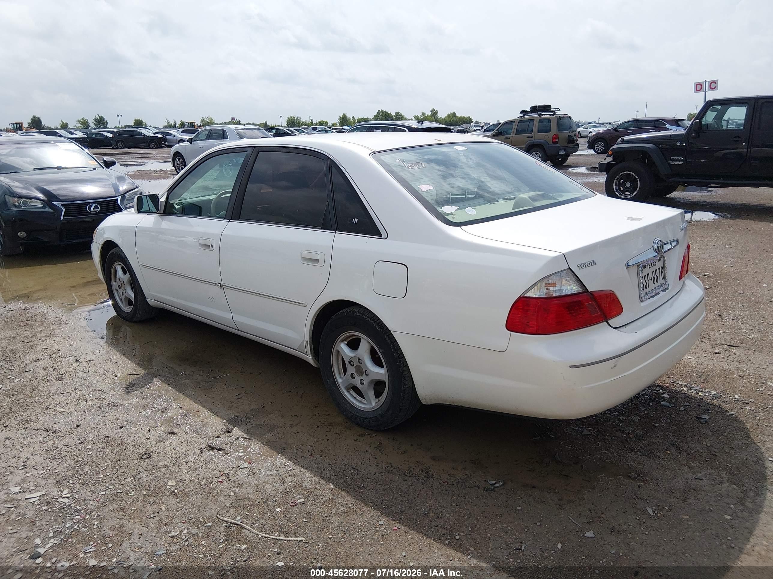 2003 Toyota Avalon Xl Белый vin: 4T1BF28B73U312513