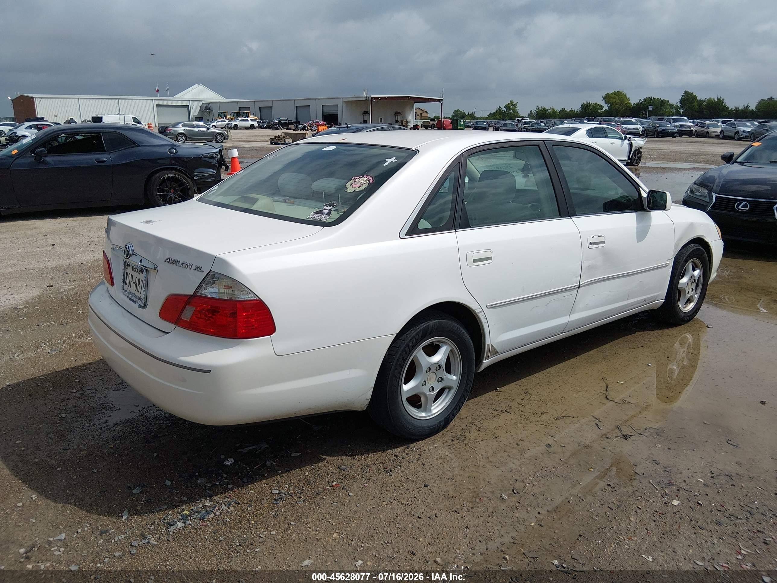 2003 Toyota Avalon Xl Белый vin: 4T1BF28B73U312513