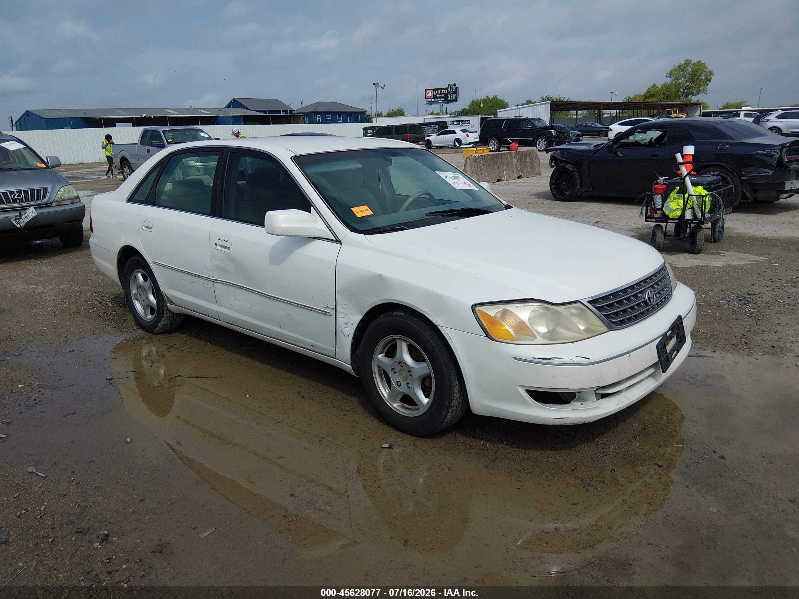 2003 Toyota Avalon Xl Белый vin: 4T1BF28B73U312513