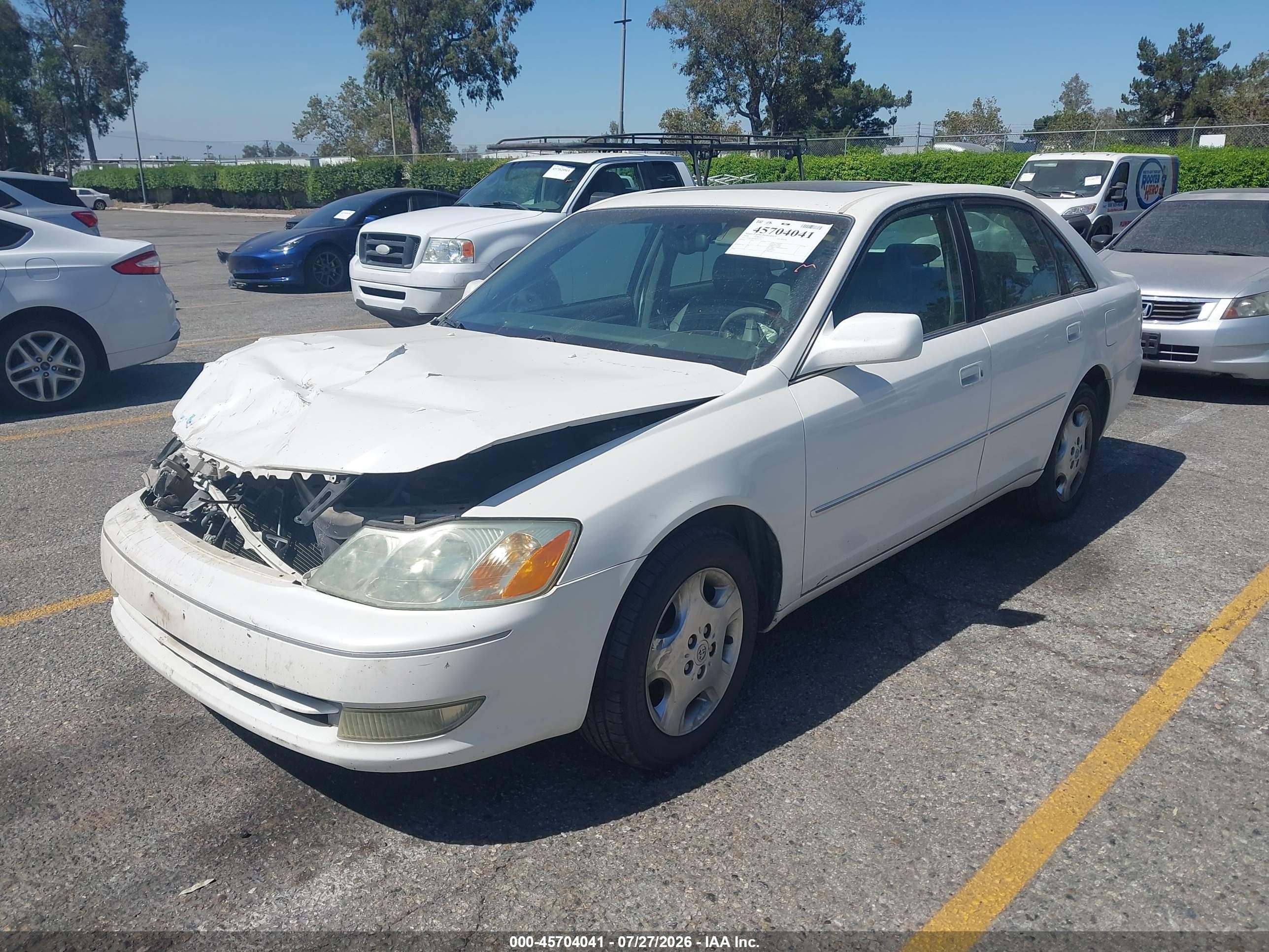 2004 Toyota Avalon Xls White vin: 4T1BF28B74U344718