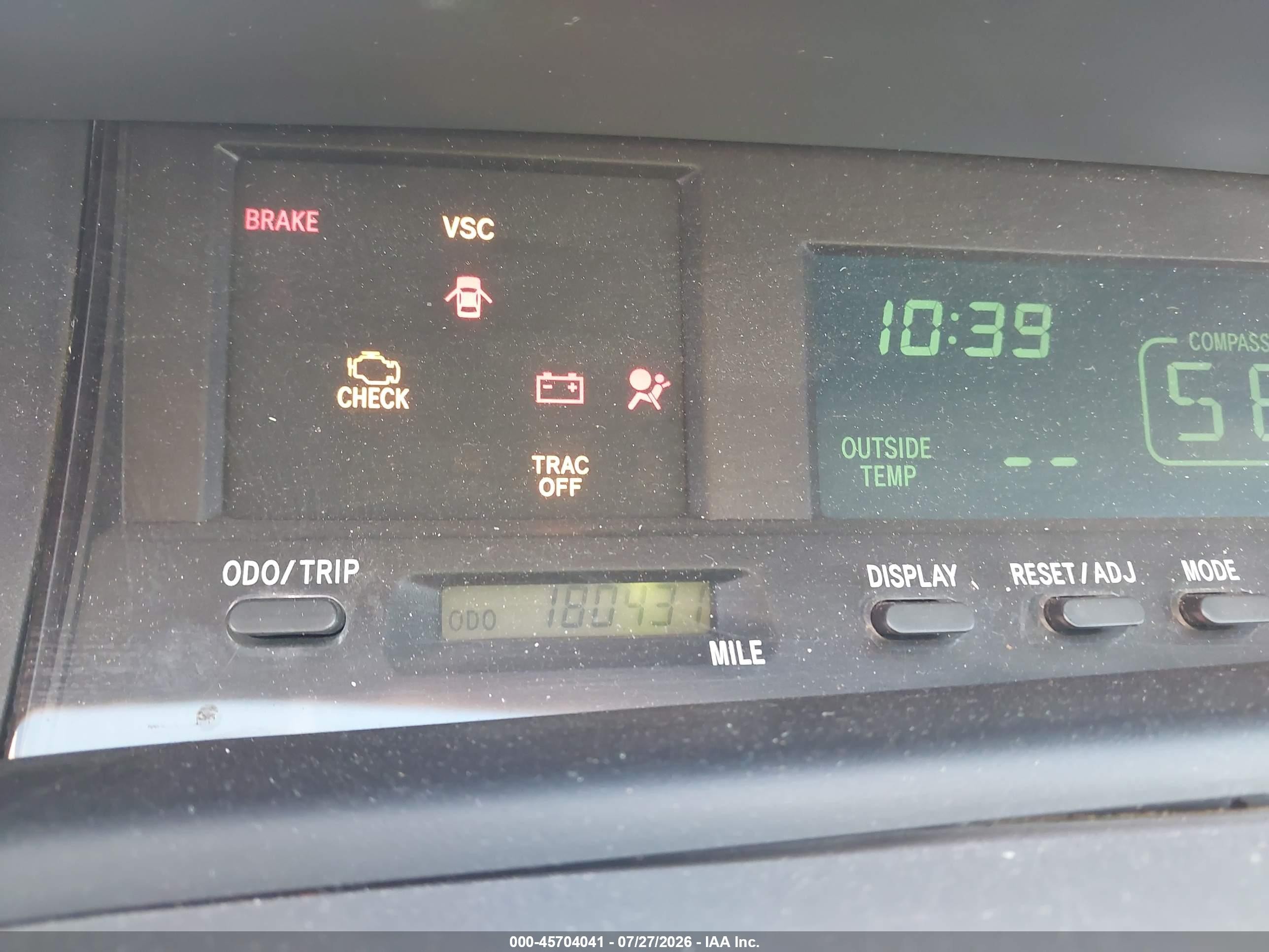 2004 Toyota Avalon Xls White vin: 4T1BF28B74U344718