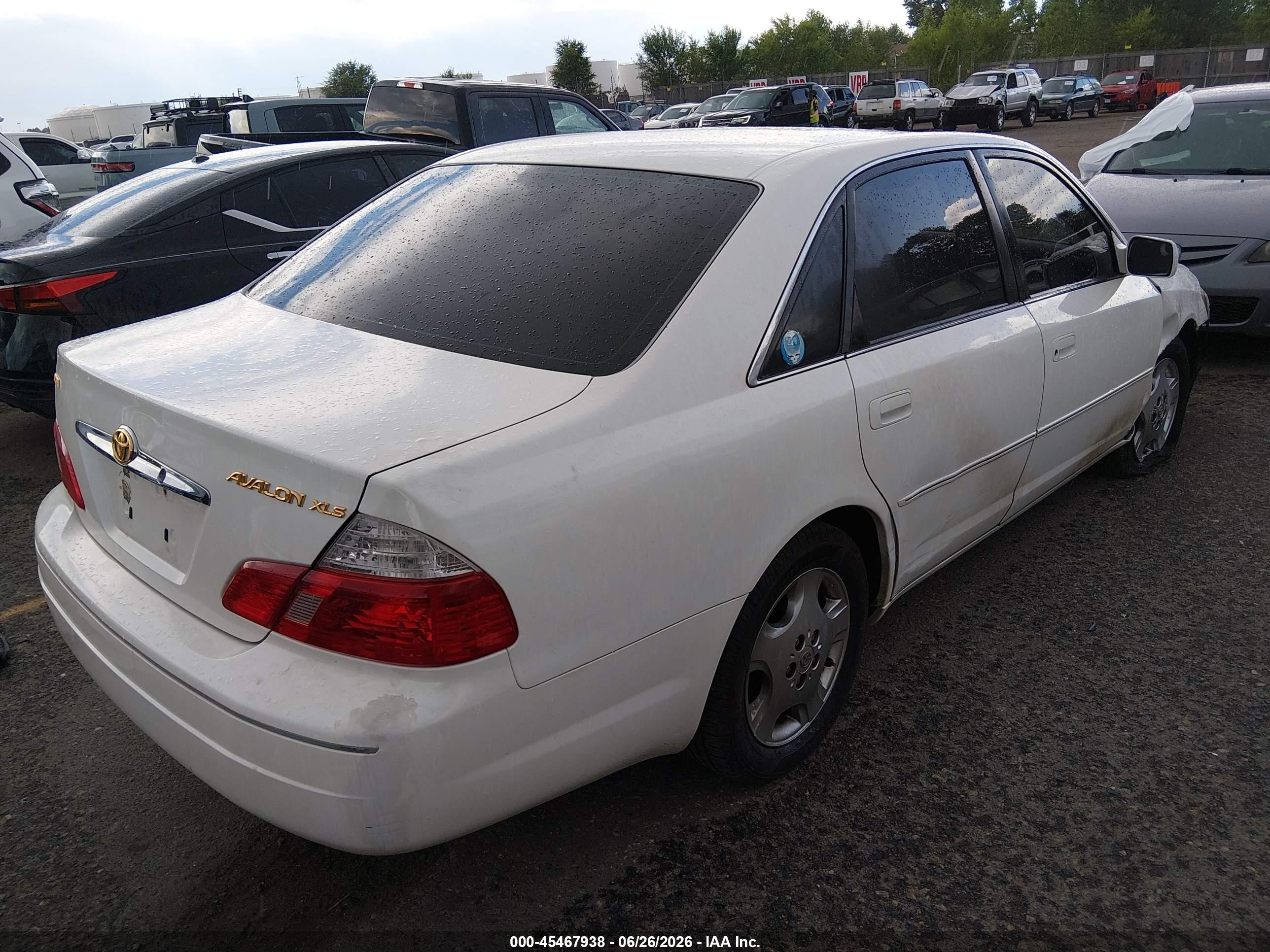 2004 Toyota Avalon Xls White vin: 4T1BF28B74U384703