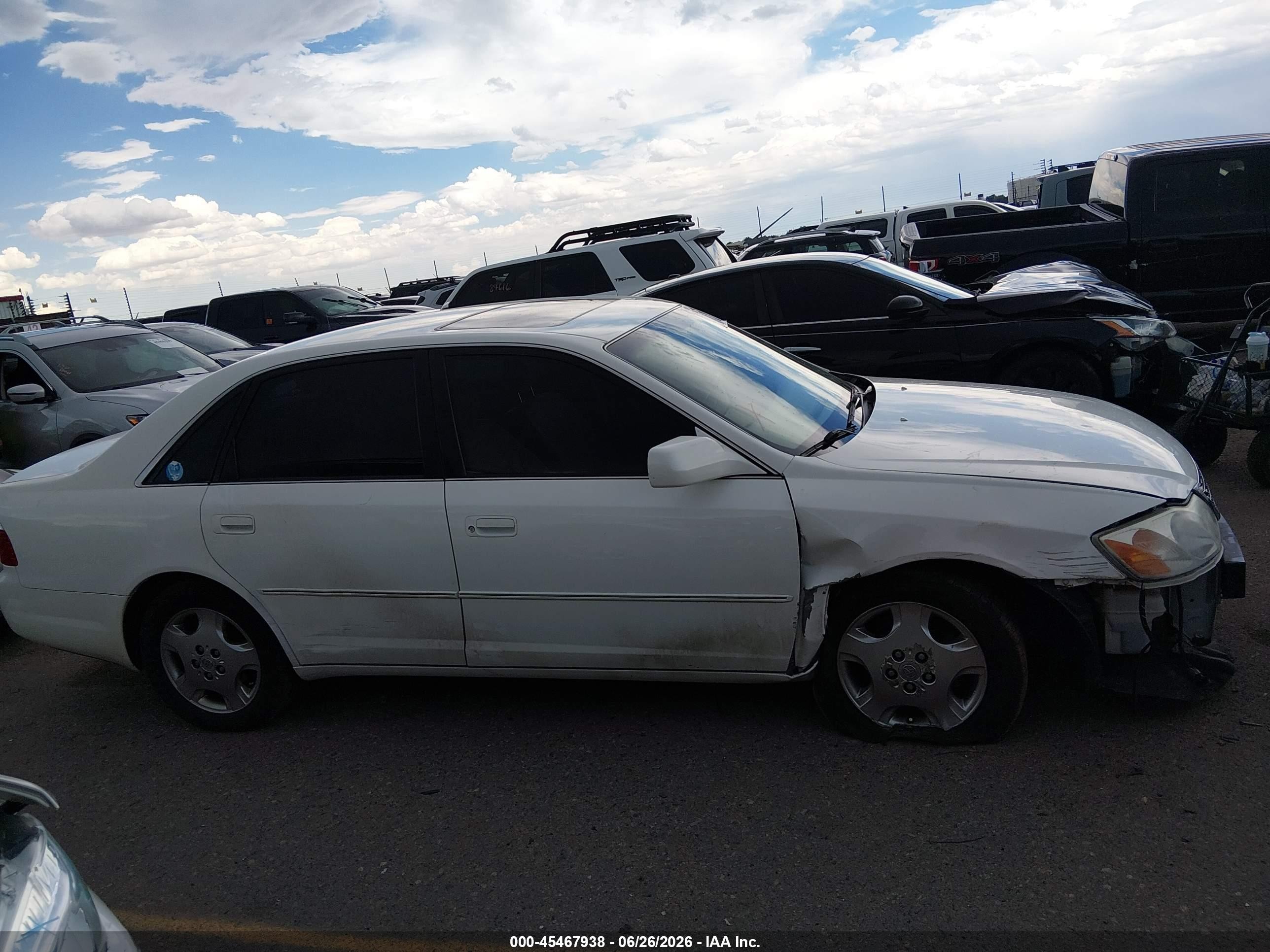 2004 Toyota Avalon Xls White vin: 4T1BF28B74U384703