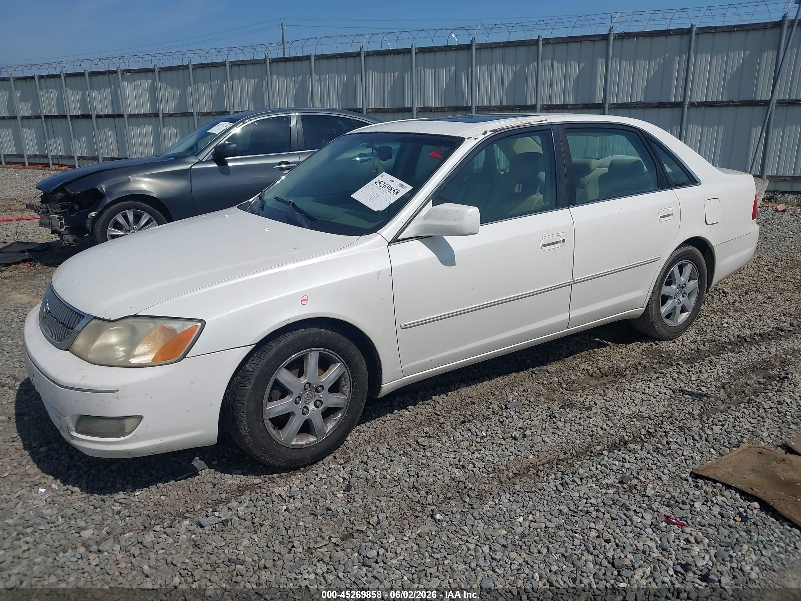 2000 Toyota Avalon Xls White vin: 4T1BF28B7YU029424