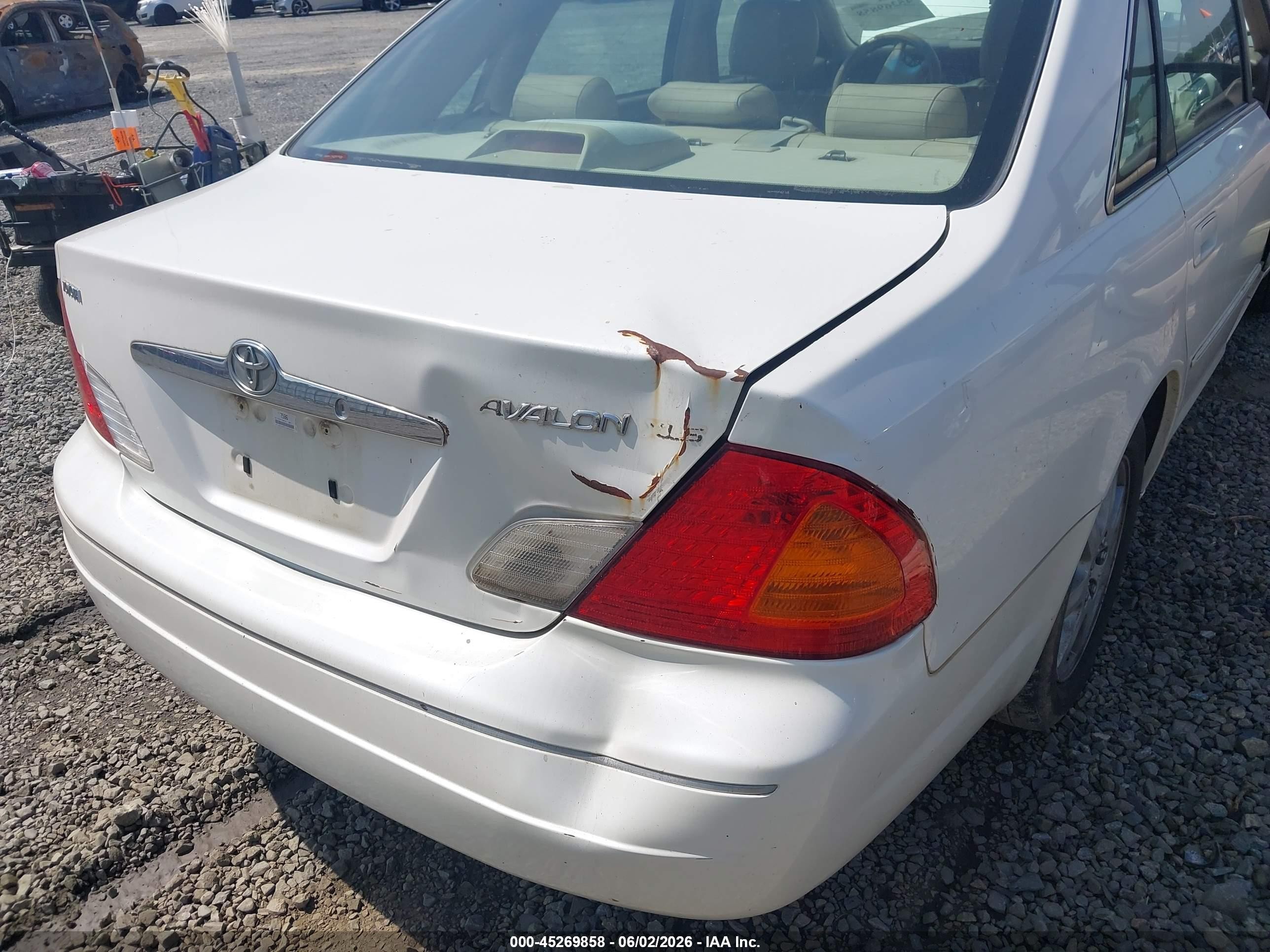 2000 Toyota Avalon Xls White vin: 4T1BF28B7YU029424