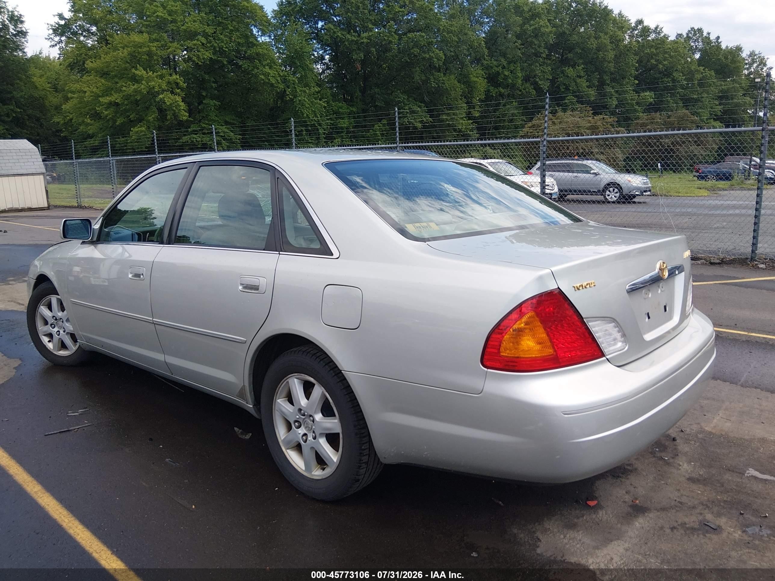 2000 Toyota Avalon Xls Silver vin: 4T1BF28B7YU039404