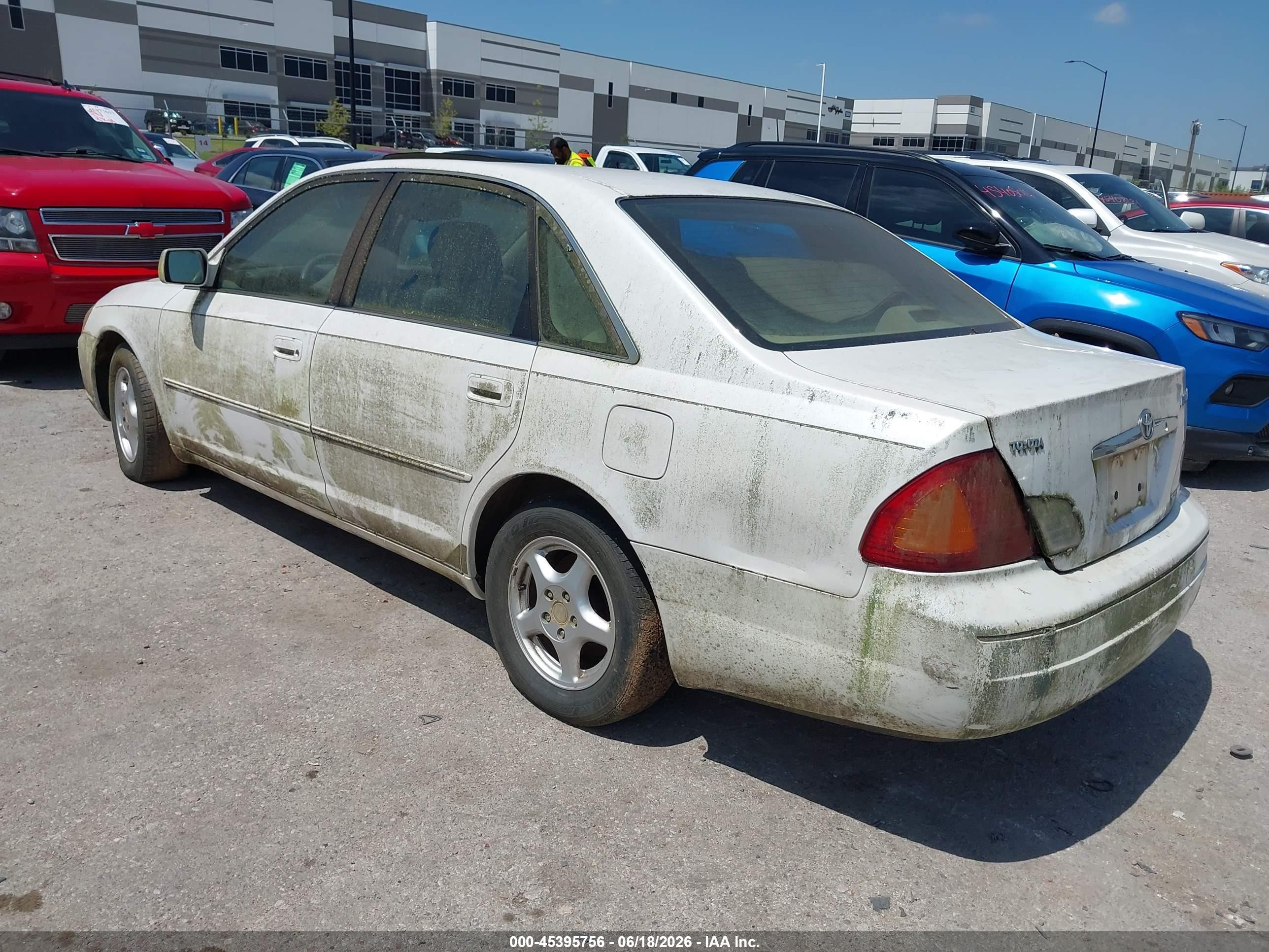 2000 Toyota Avalon Xl White vin: 4T1BF28B7YU052329