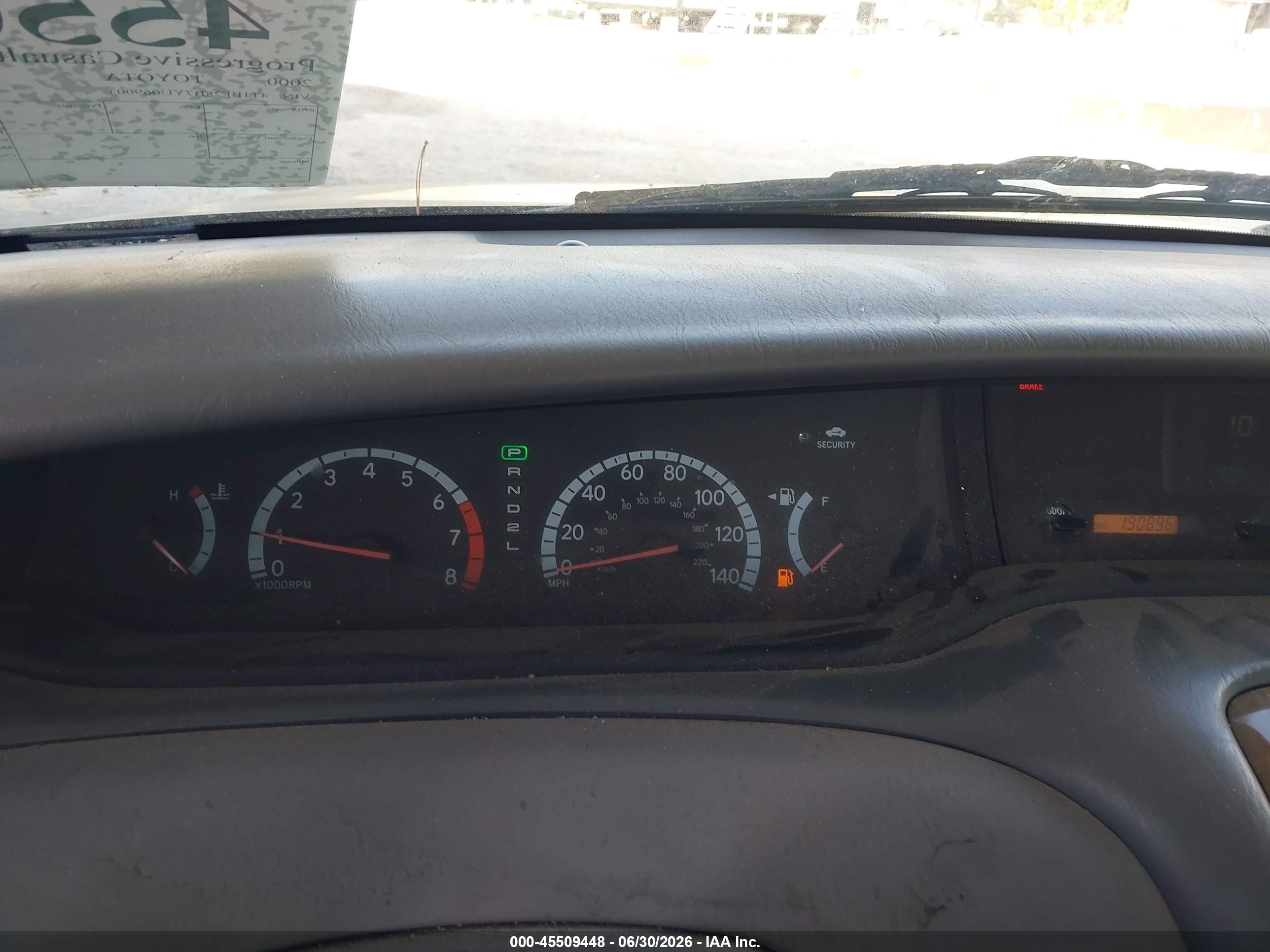 2000 Toyota Avalon Xls Black vin: 4T1BF28B7YU069003