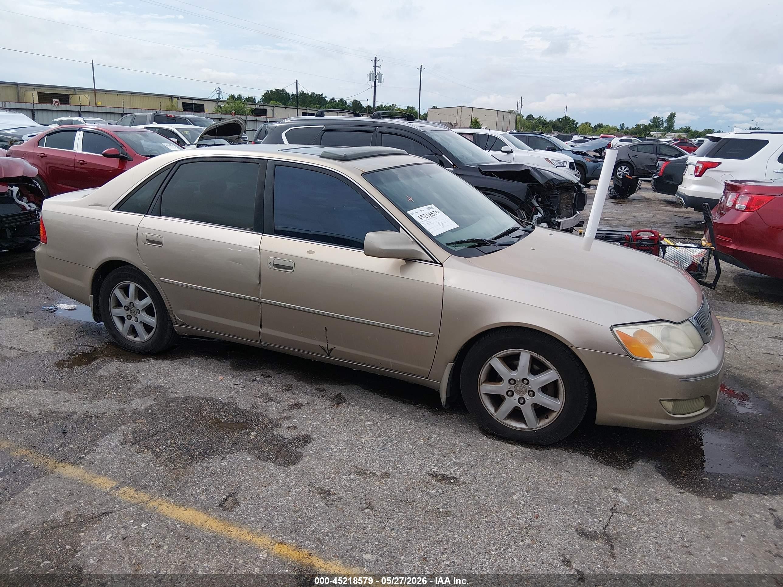 2001 Toyota Avalon Xls Champagne vin: 4T1BF28B81U117209