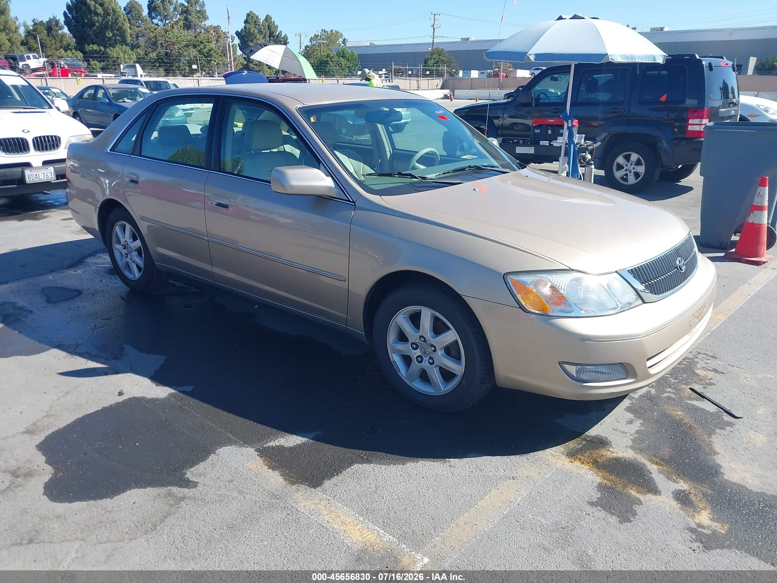 2001 Toyota Avalon Xls Brown vin: 4T1BF28B81U136374