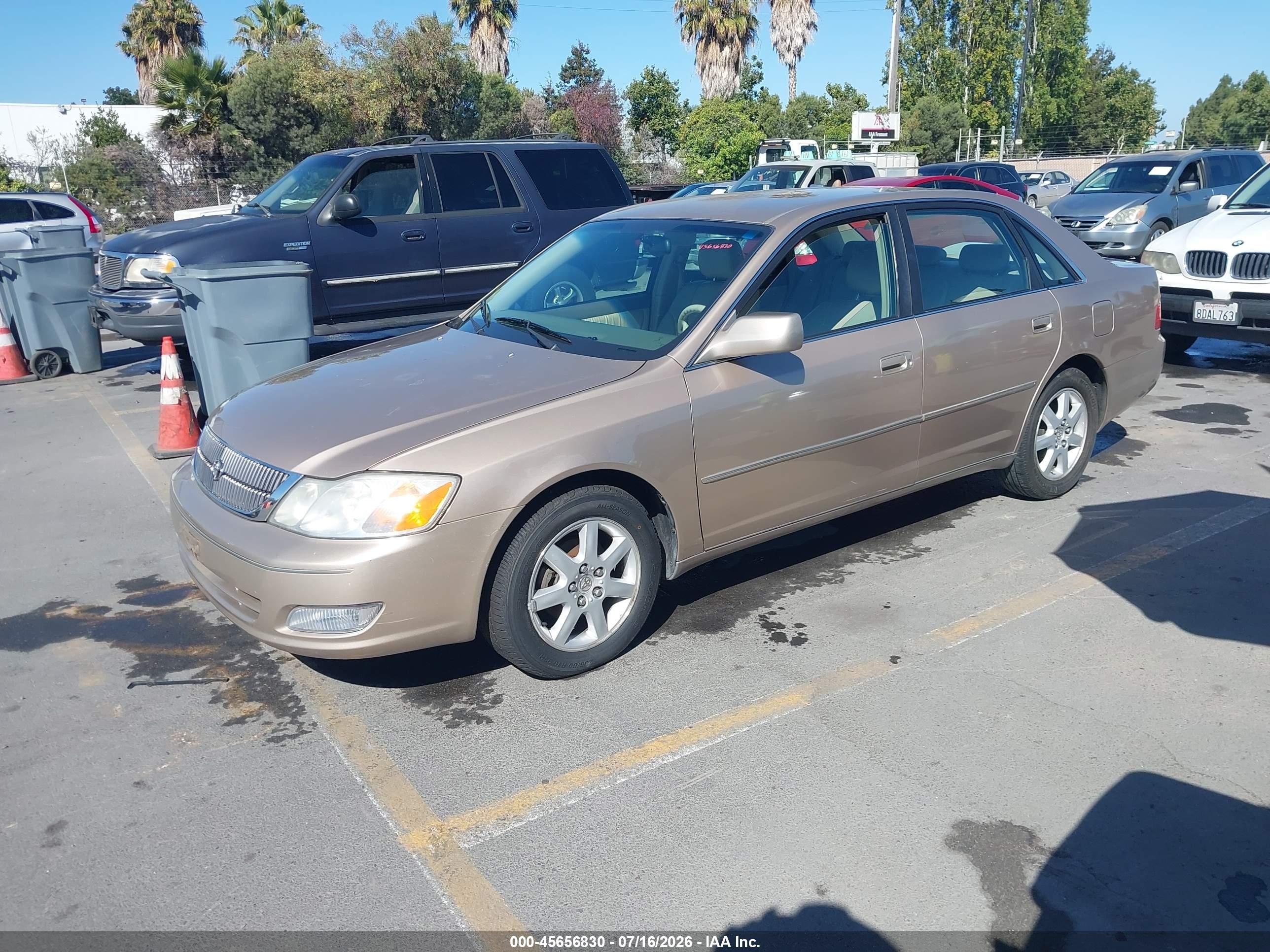 2001 Toyota Avalon Xls Brown vin: 4T1BF28B81U136374