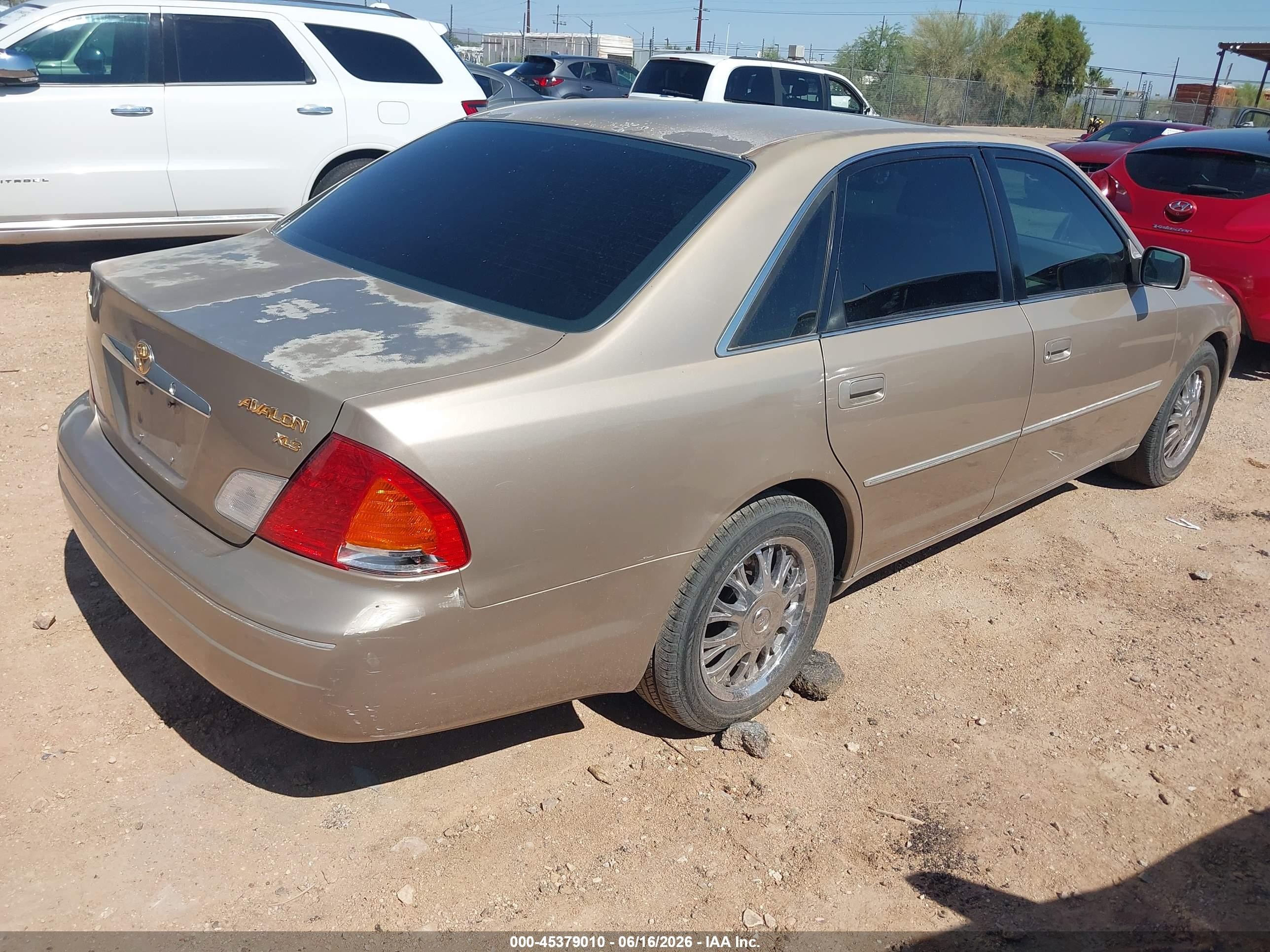 2001 Toyota Avalon Xls Gold vin: 4T1BF28B81U146113