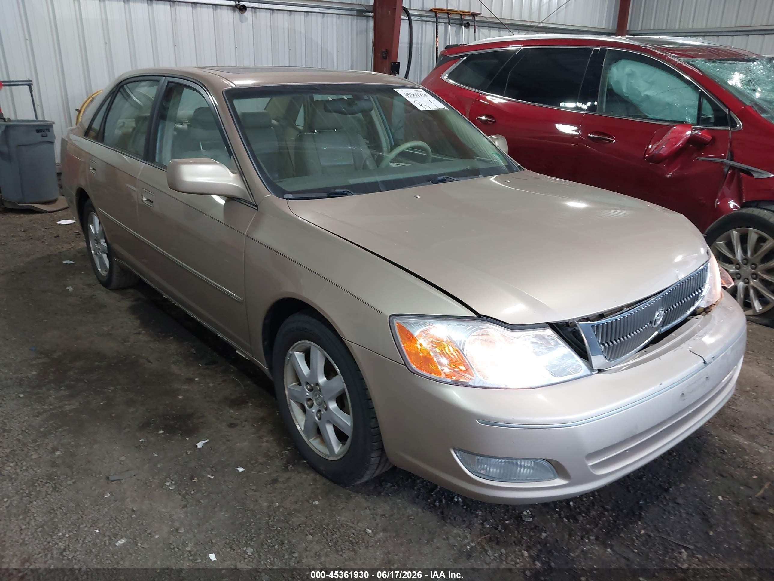 2001 Toyota Avalon Xls Beige vin: 4T1BF28B81U147519