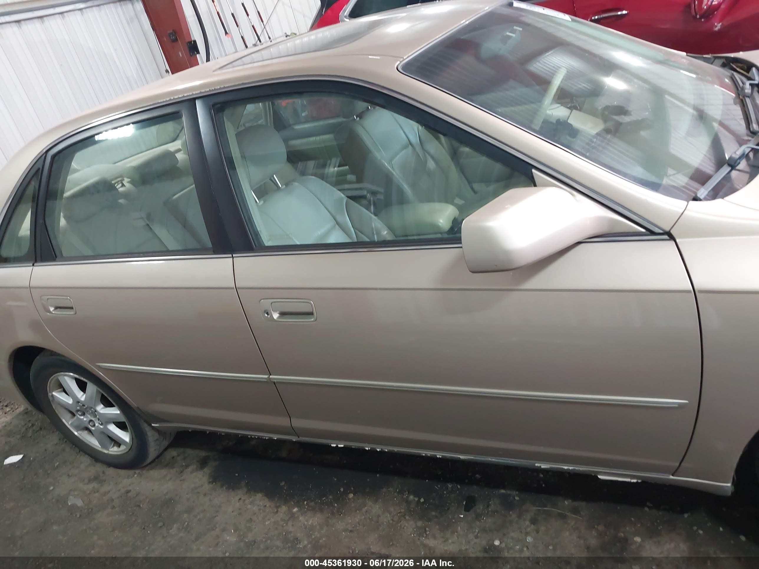 2001 Toyota Avalon Xls Beige vin: 4T1BF28B81U147519