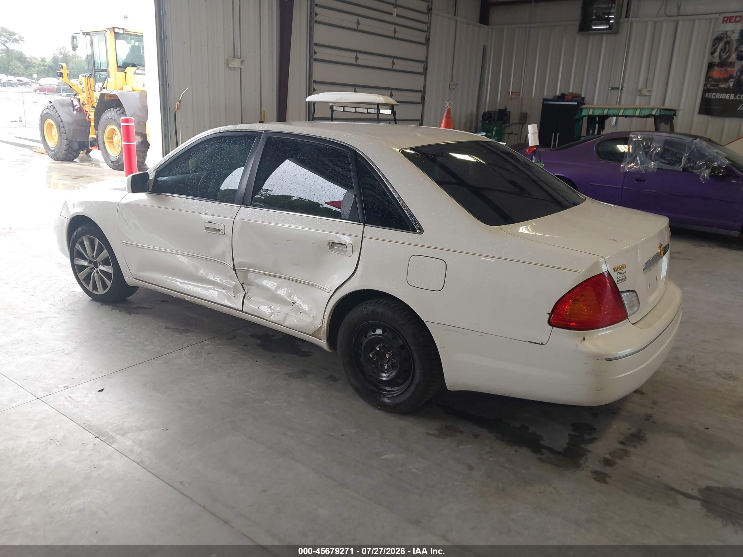 2001 Toyota Avalon Xl White vin: 4T1BF28B81U157189