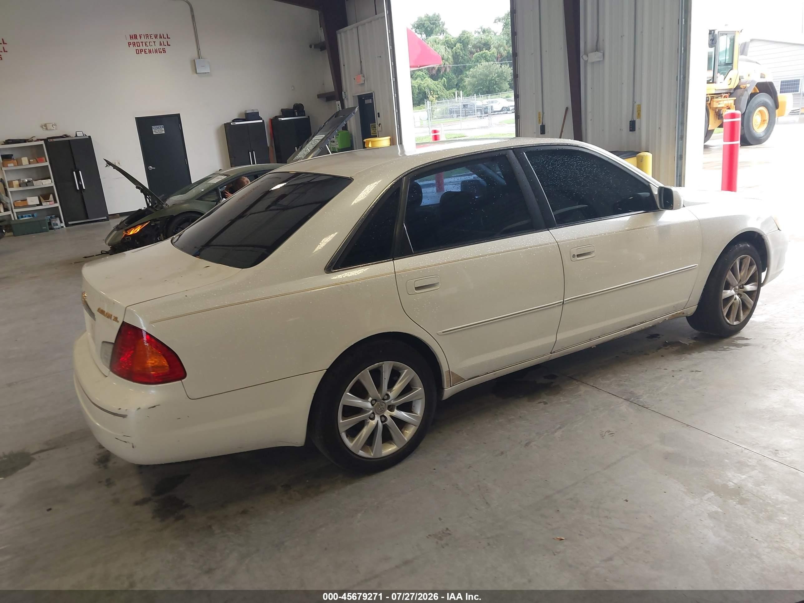 2001 Toyota Avalon Xl White vin: 4T1BF28B81U157189