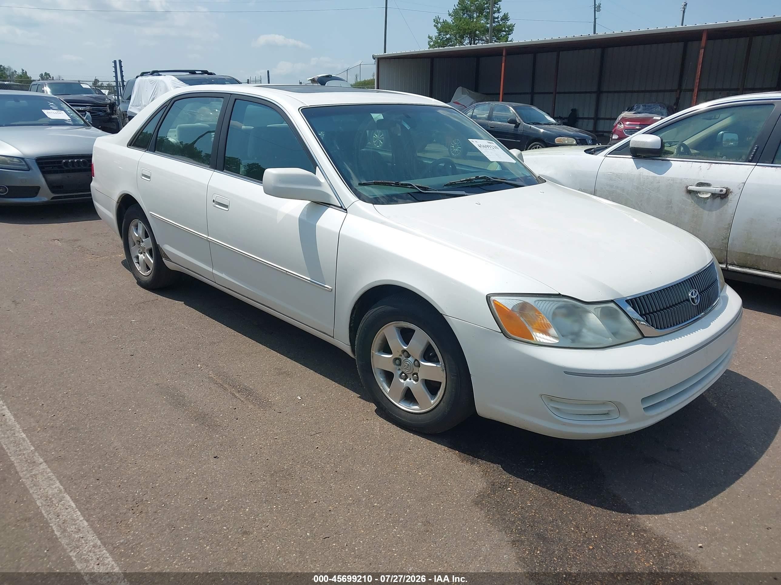 2002 Toyota Avalon Xl Белый vin: 4T1BF28B82U210457