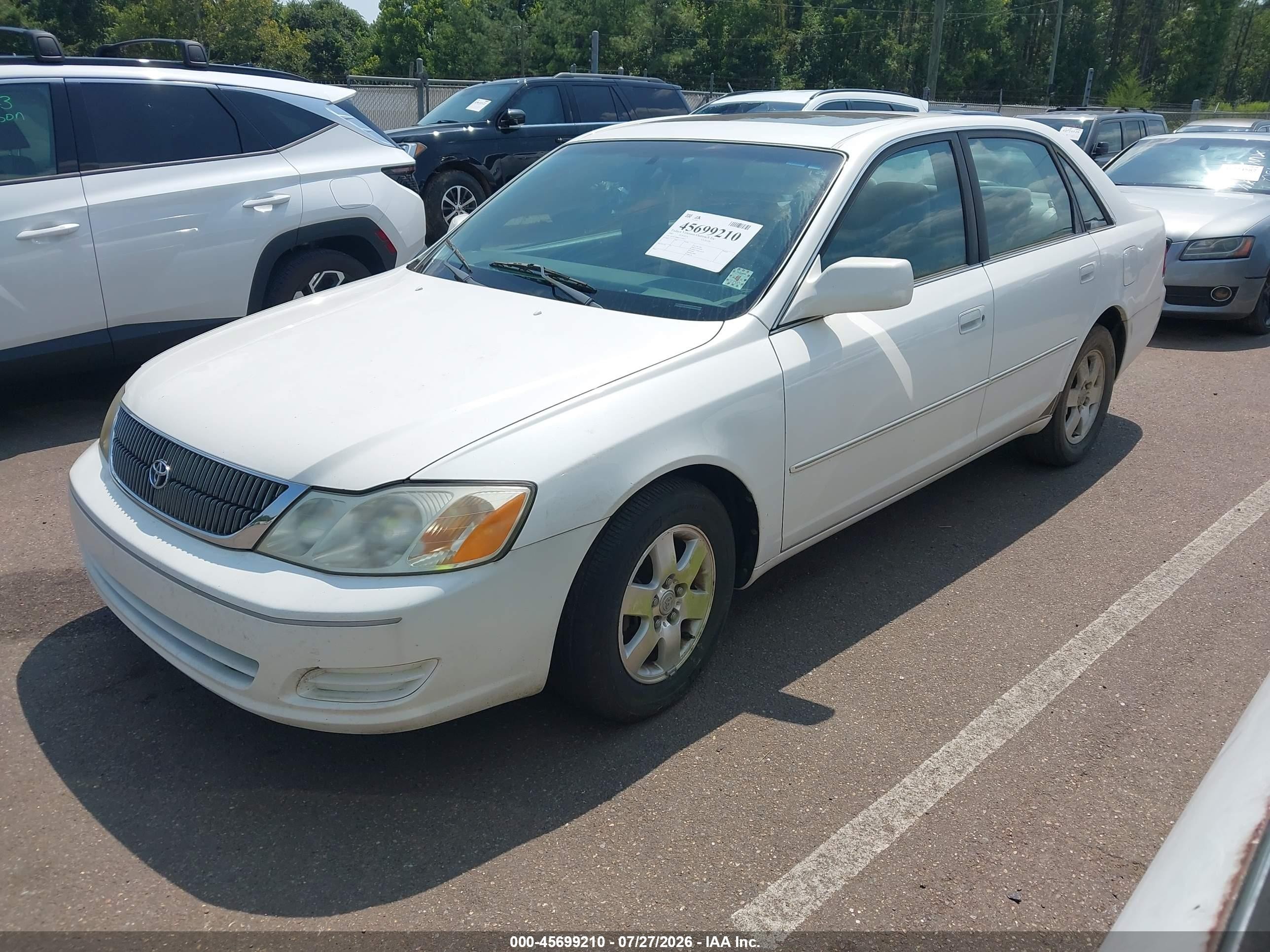 2002 Toyota Avalon Xl Белый vin: 4T1BF28B82U210457