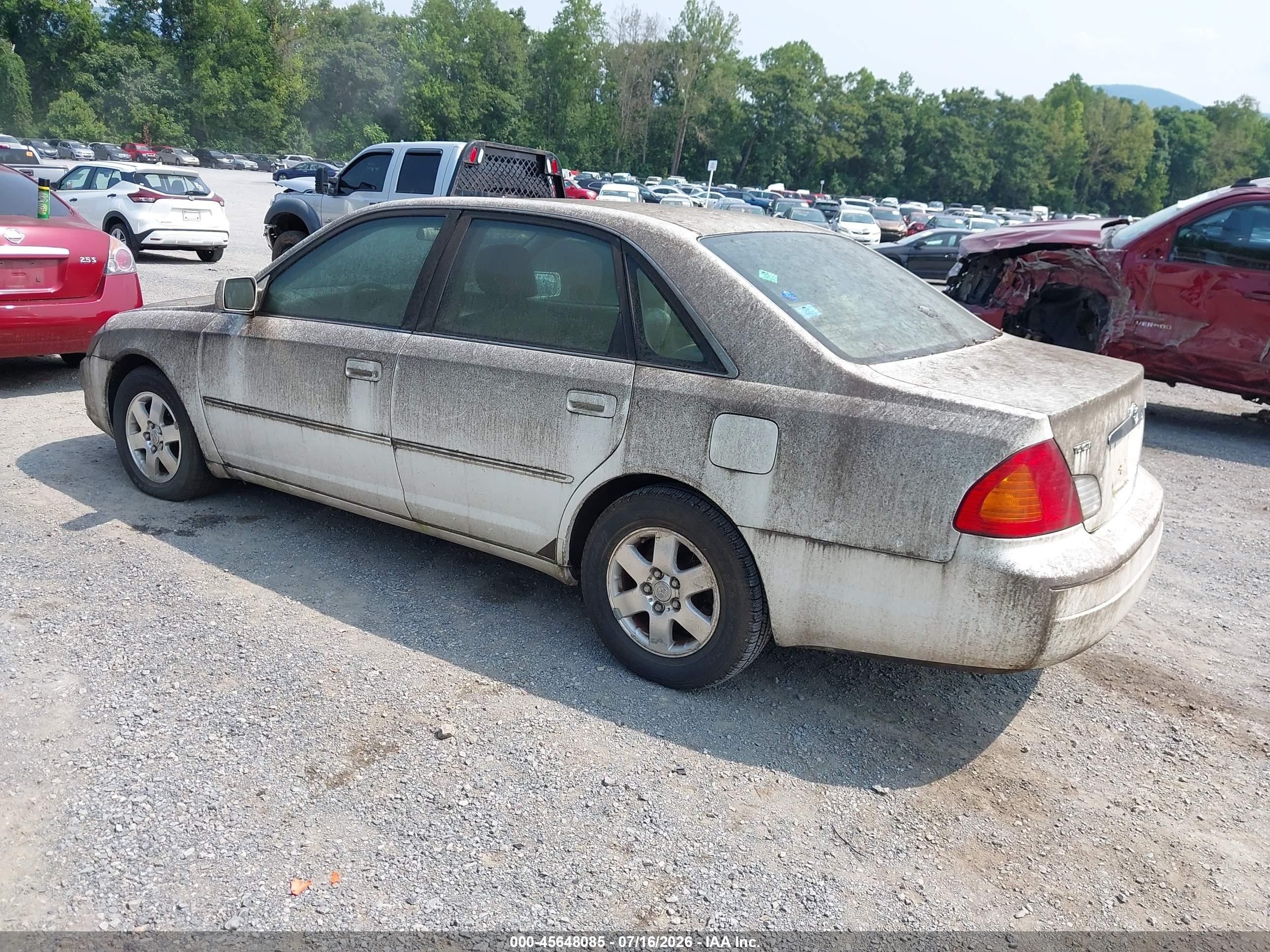 2002 Toyota Avalon Xl White vin: 4T1BF28B82U218137