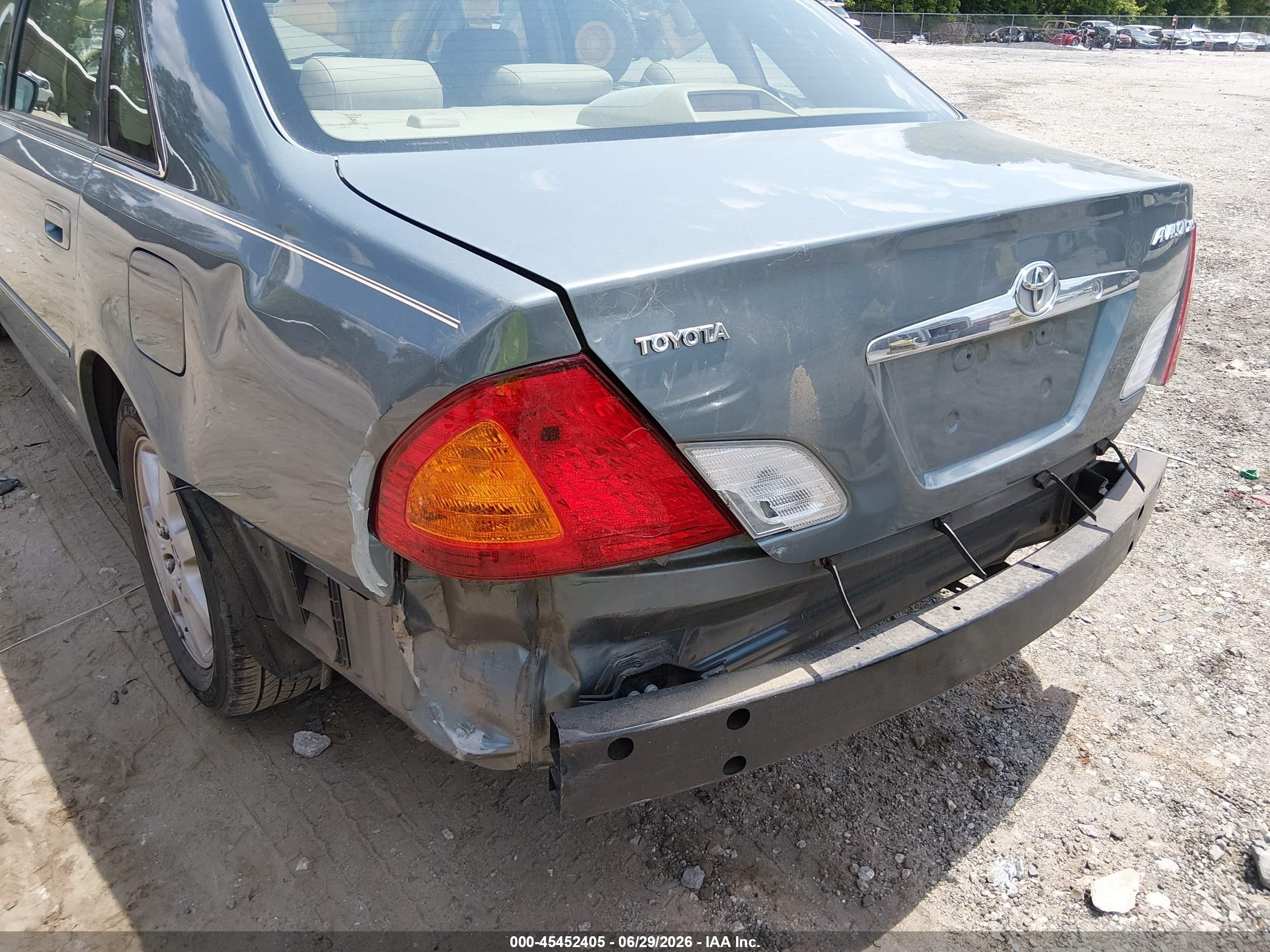 2002 Toyota Avalon Xls Green vin: 4T1BF28B82U251235