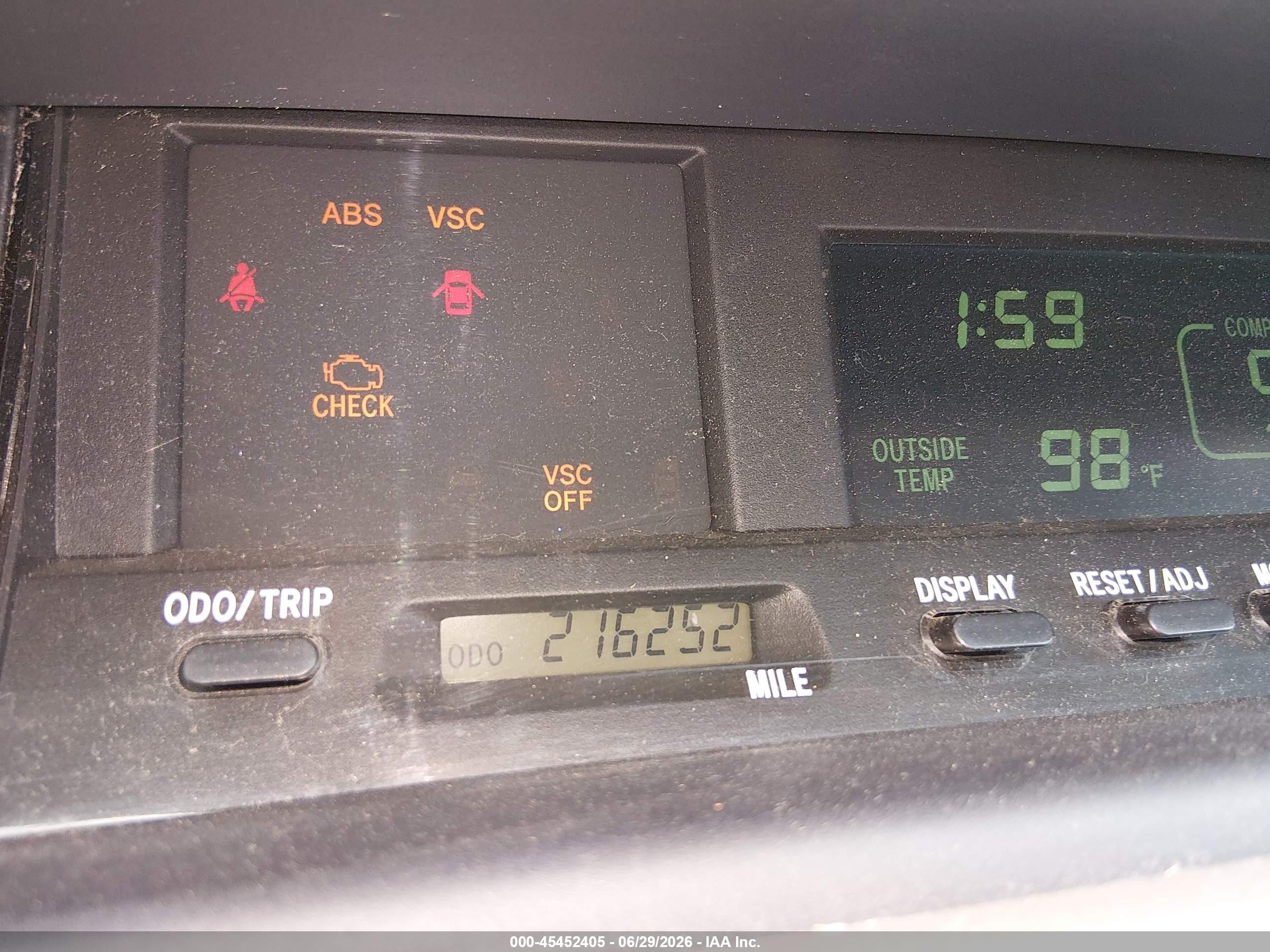 2002 Toyota Avalon Xls Green vin: 4T1BF28B82U251235