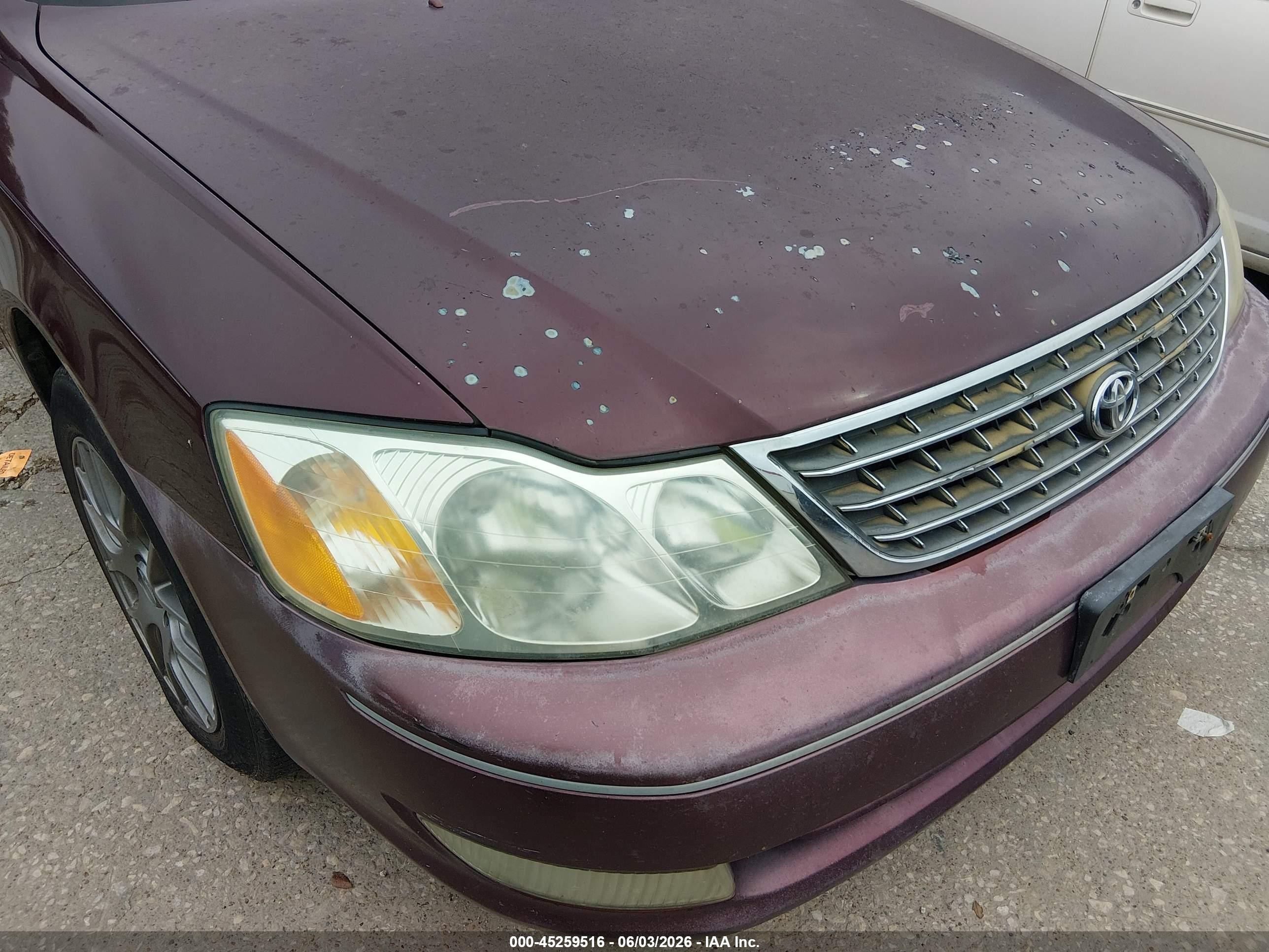 2003 Toyota Avalon Xls Purple vin: 4T1BF28B83U316778