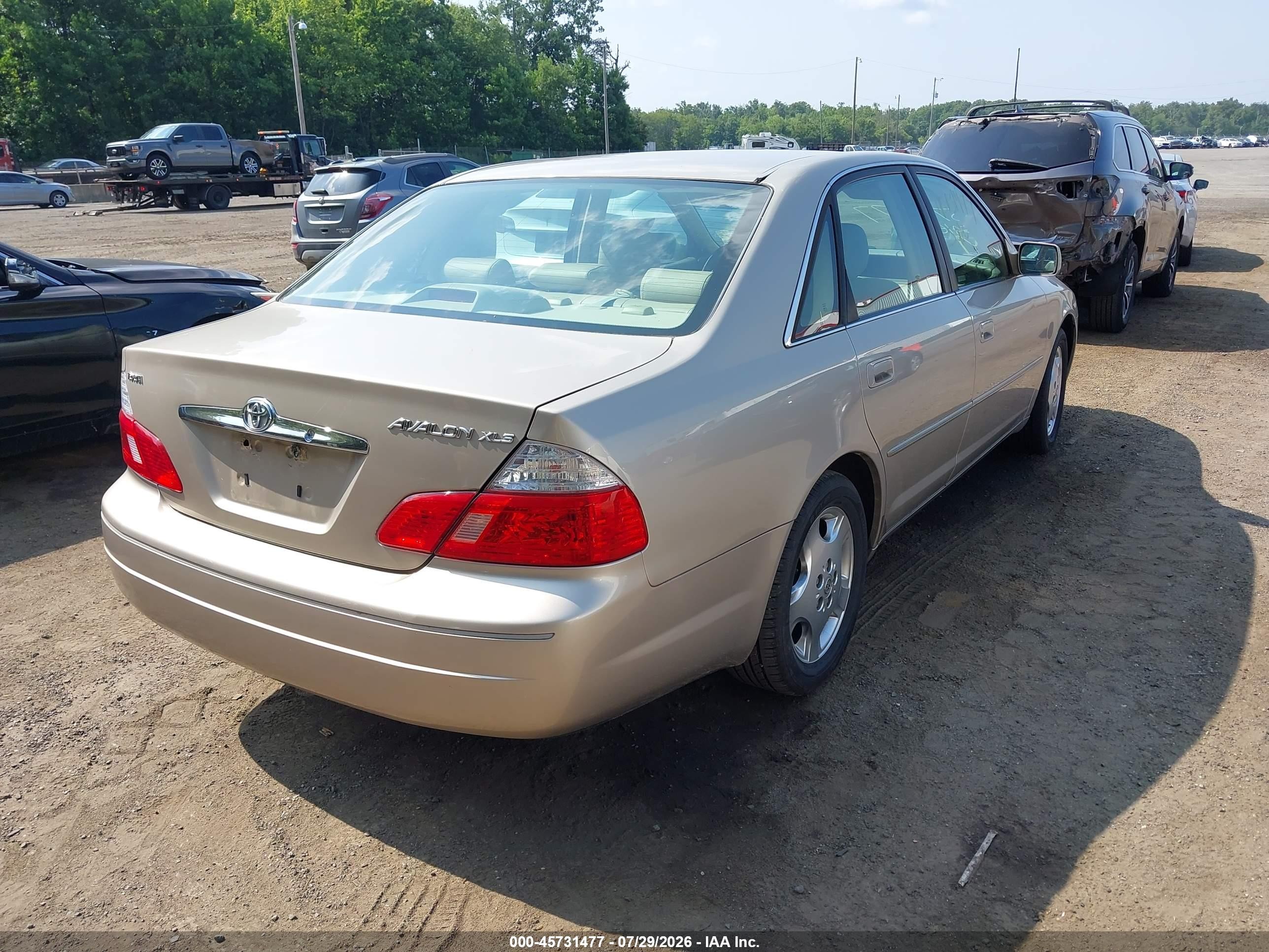 2003 Toyota Avalon Xls Gold vin: 4T1BF28B83U331751