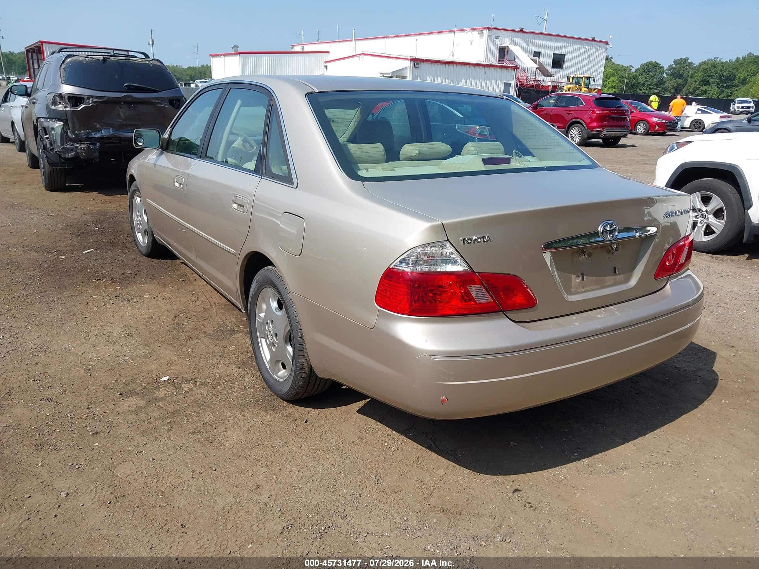 2003 Toyota Avalon Xls Gold vin: 4T1BF28B83U331751