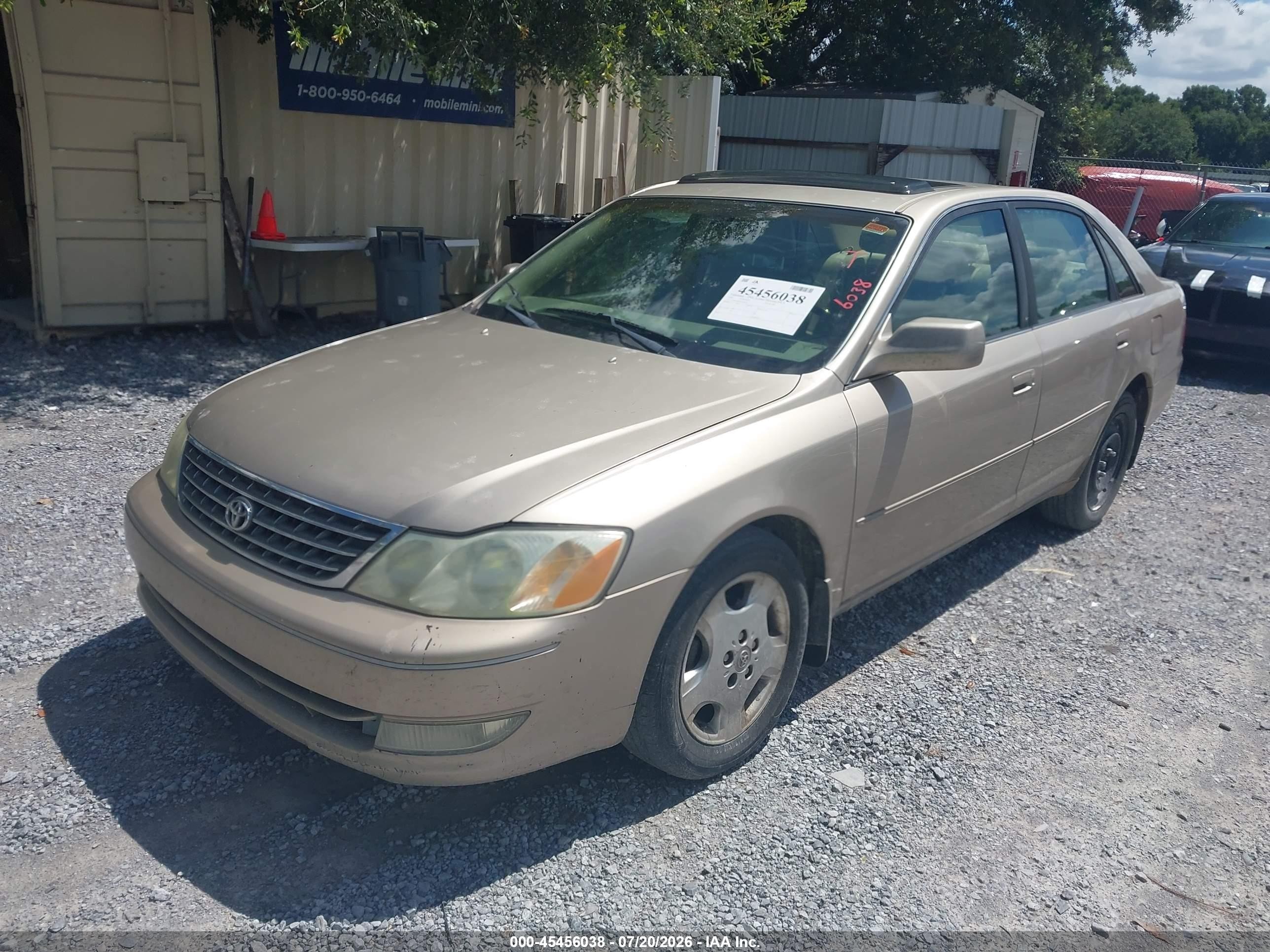 2003 Toyota Avalon Xls Золотой vin: 4T1BF28B83U338120