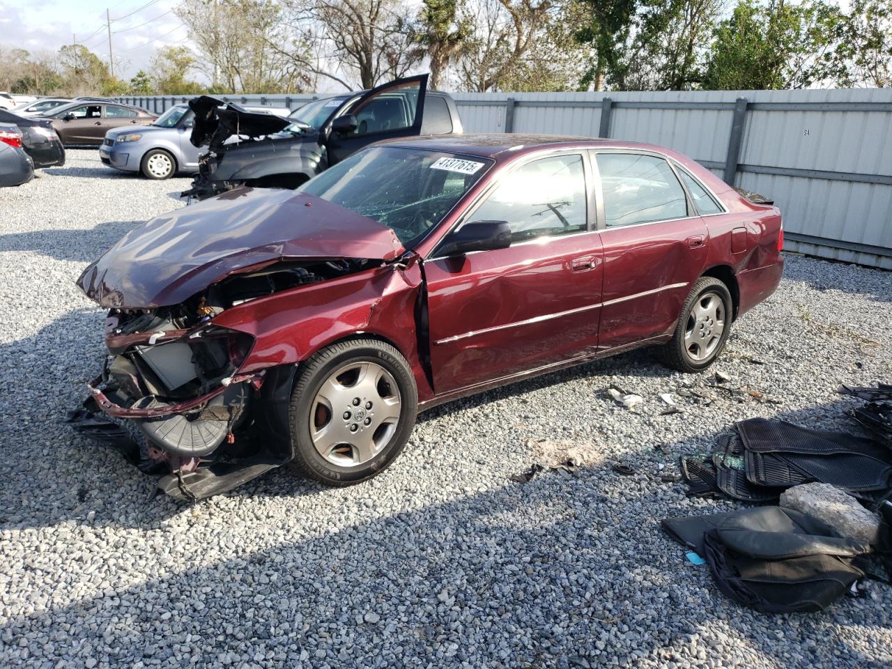 2004 Toyota Avalon Xl Burgundy vin: 4T1BF28B84U356487