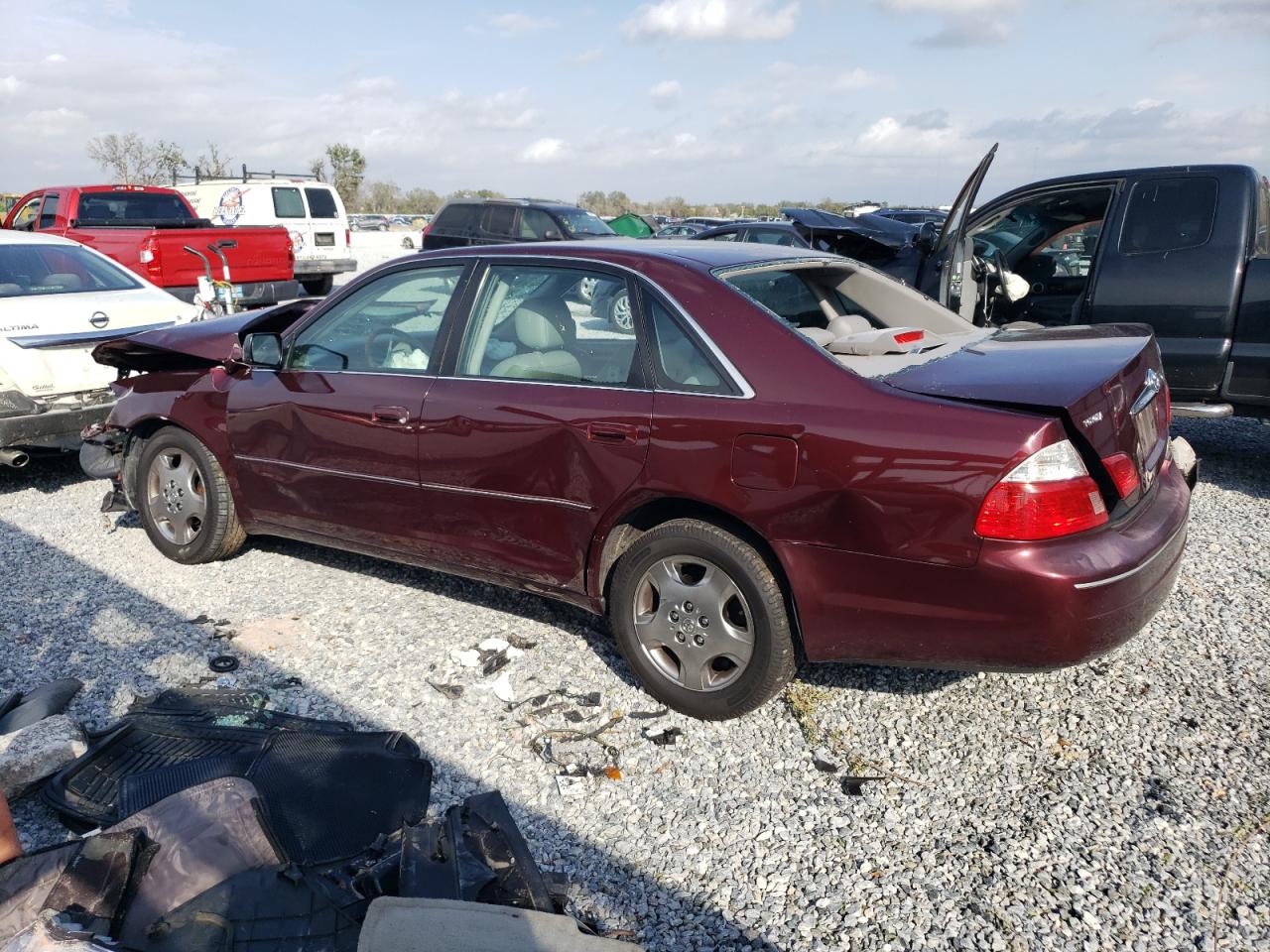 2004 Toyota Avalon Xl Burgundy vin: 4T1BF28B84U356487