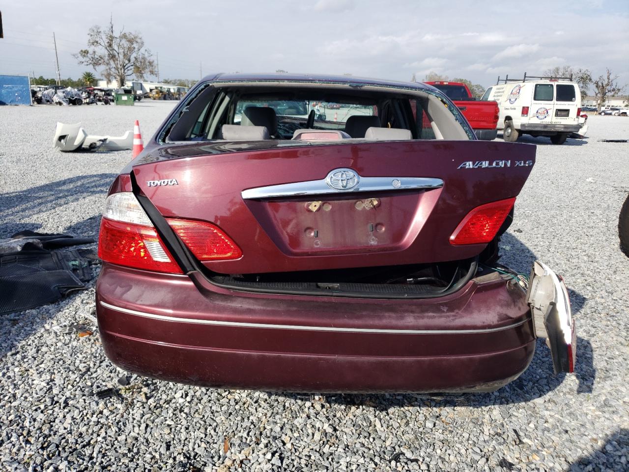2004 Toyota Avalon Xl Burgundy vin: 4T1BF28B84U356487