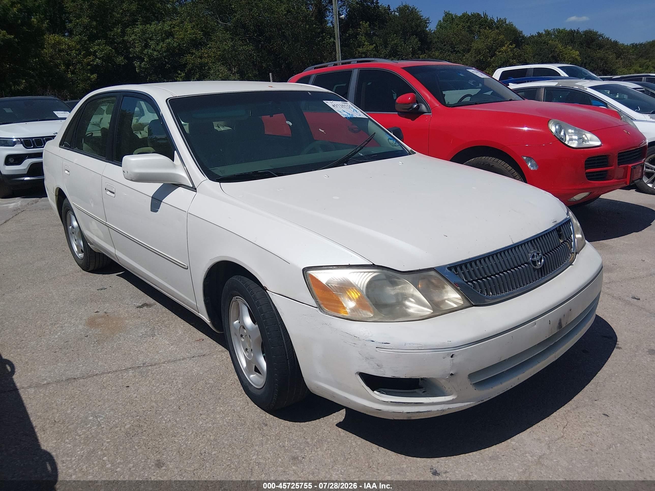 2000 Toyota Avalon Xl White vin: 4T1BF28B8YU114191