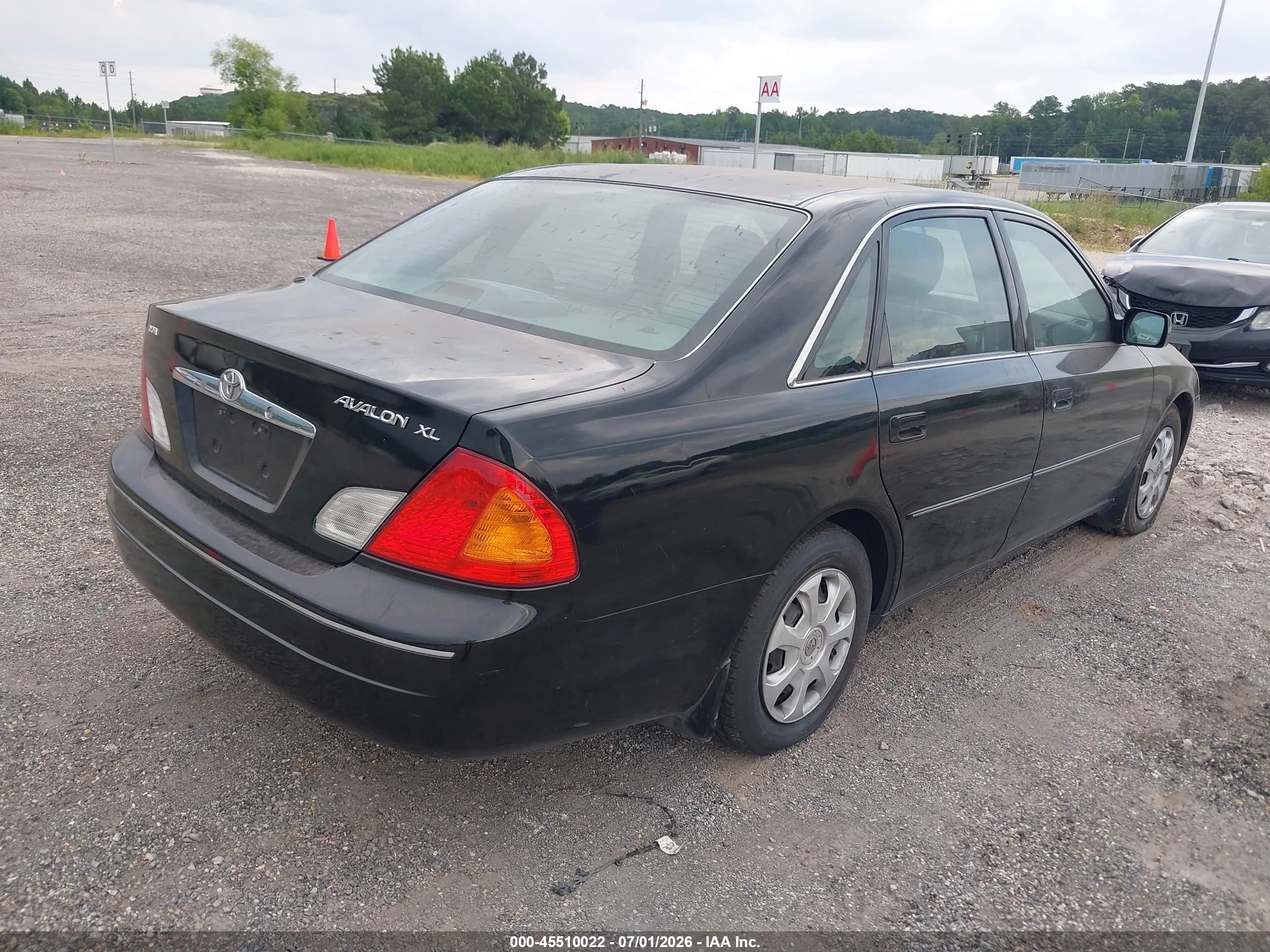 2001 Toyota Avalon Xl Черный vin: 4T1BF28B91U117770