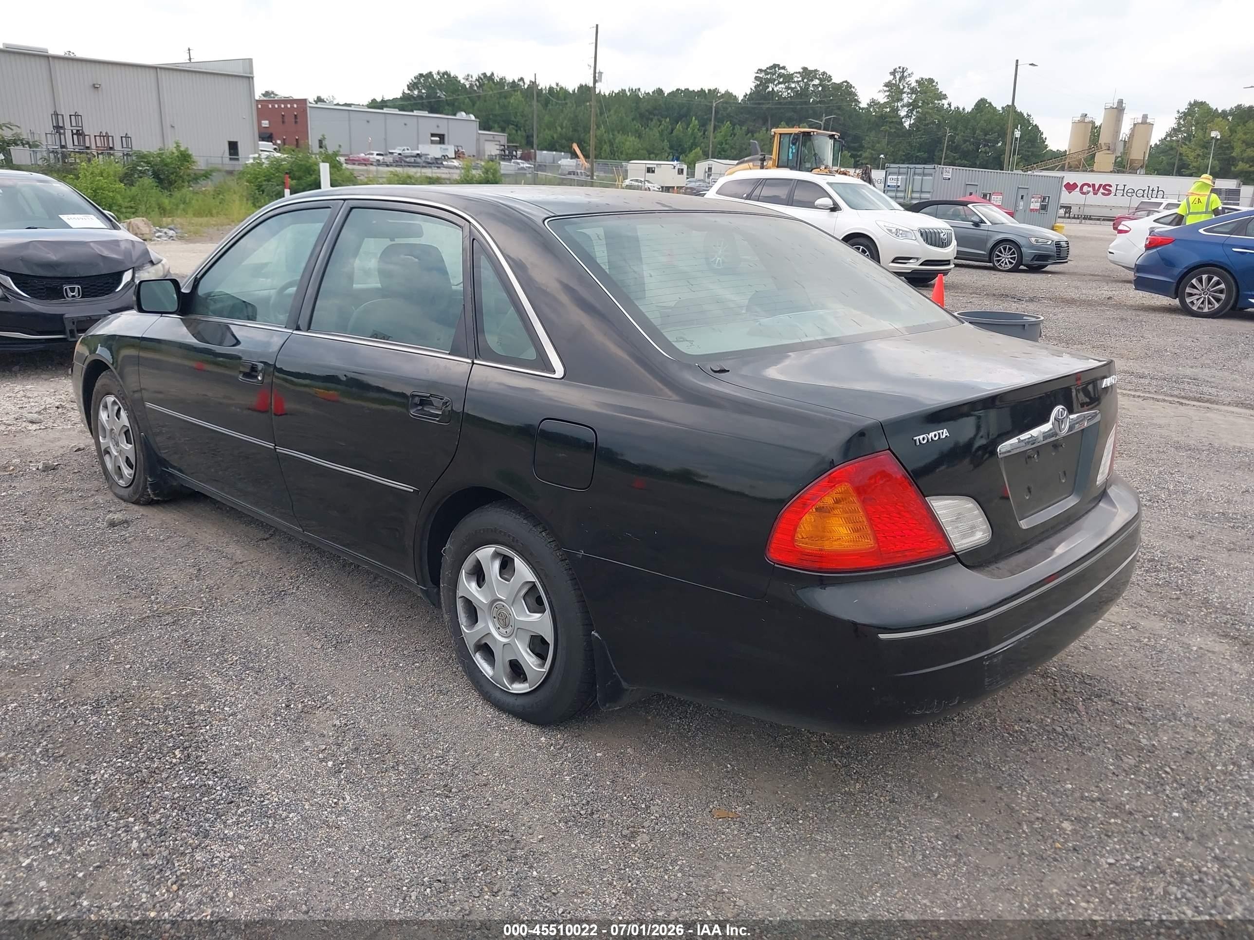2001 Toyota Avalon Xl Черный vin: 4T1BF28B91U117770