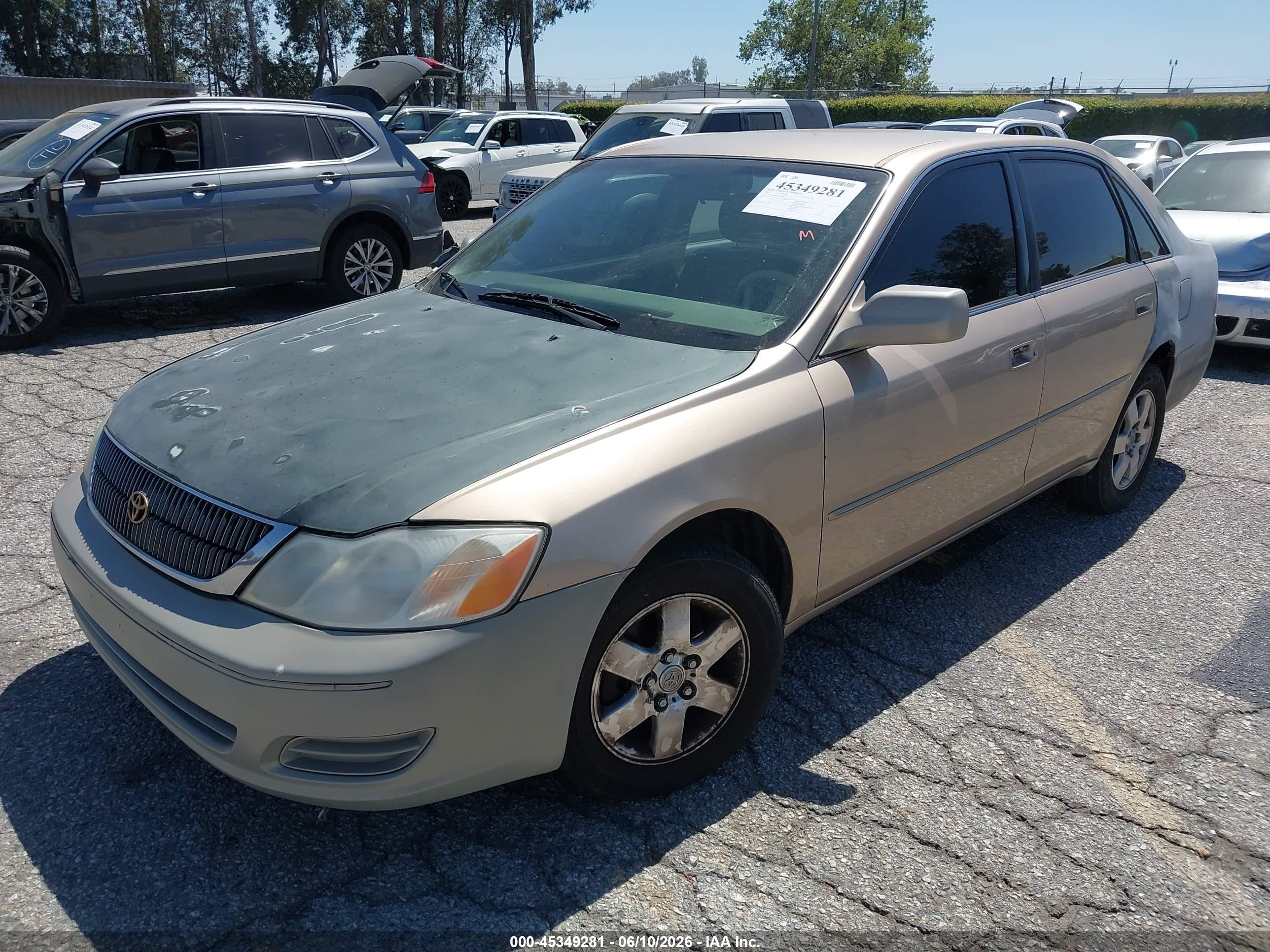 2001 Toyota Avalon Xl Gold vin: 4T1BF28B91U139462
