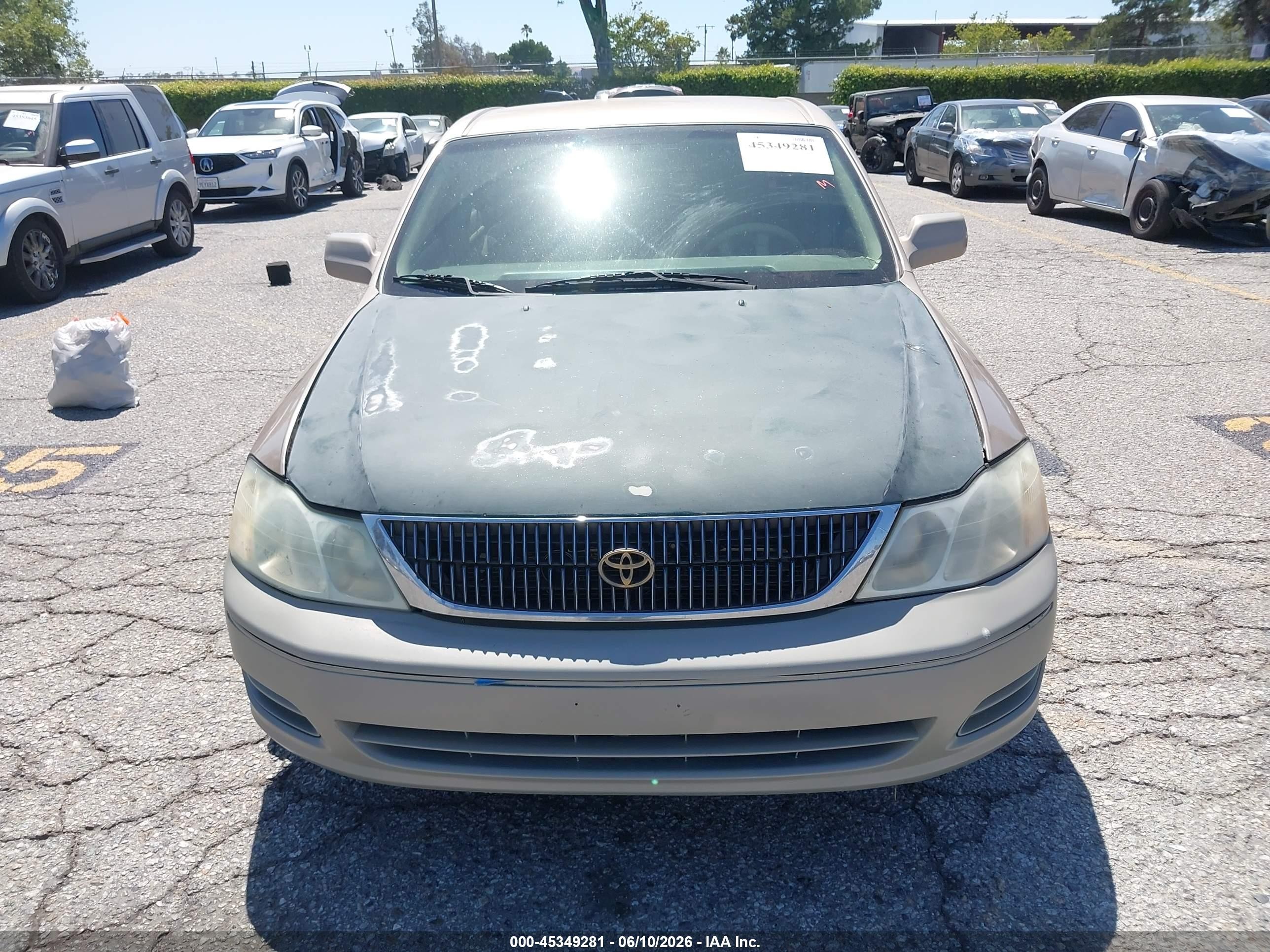 2001 Toyota Avalon Xl Gold vin: 4T1BF28B91U139462