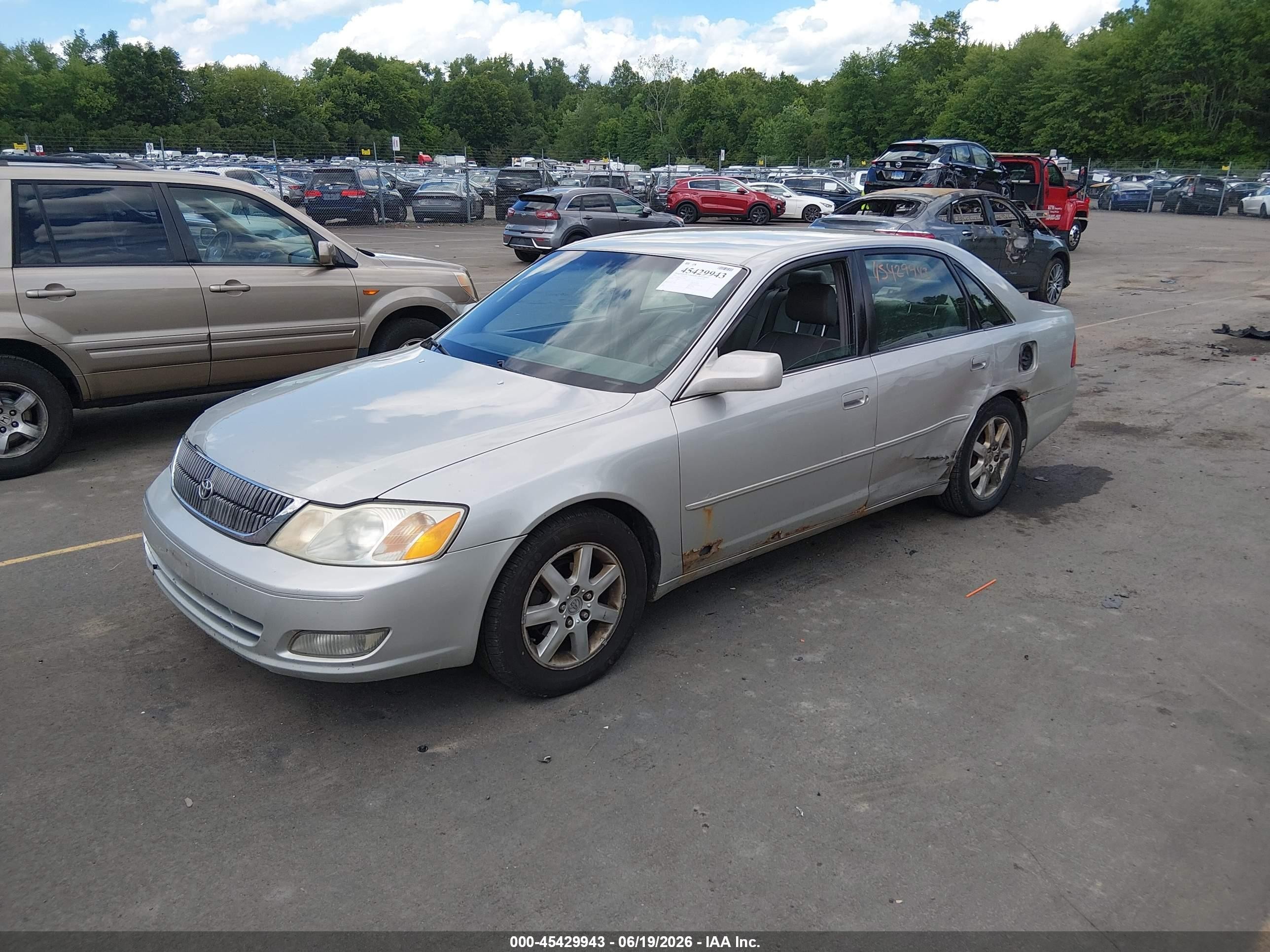 2001 Toyota Avalon Xls Silver vin: 4T1BF28B91U159890