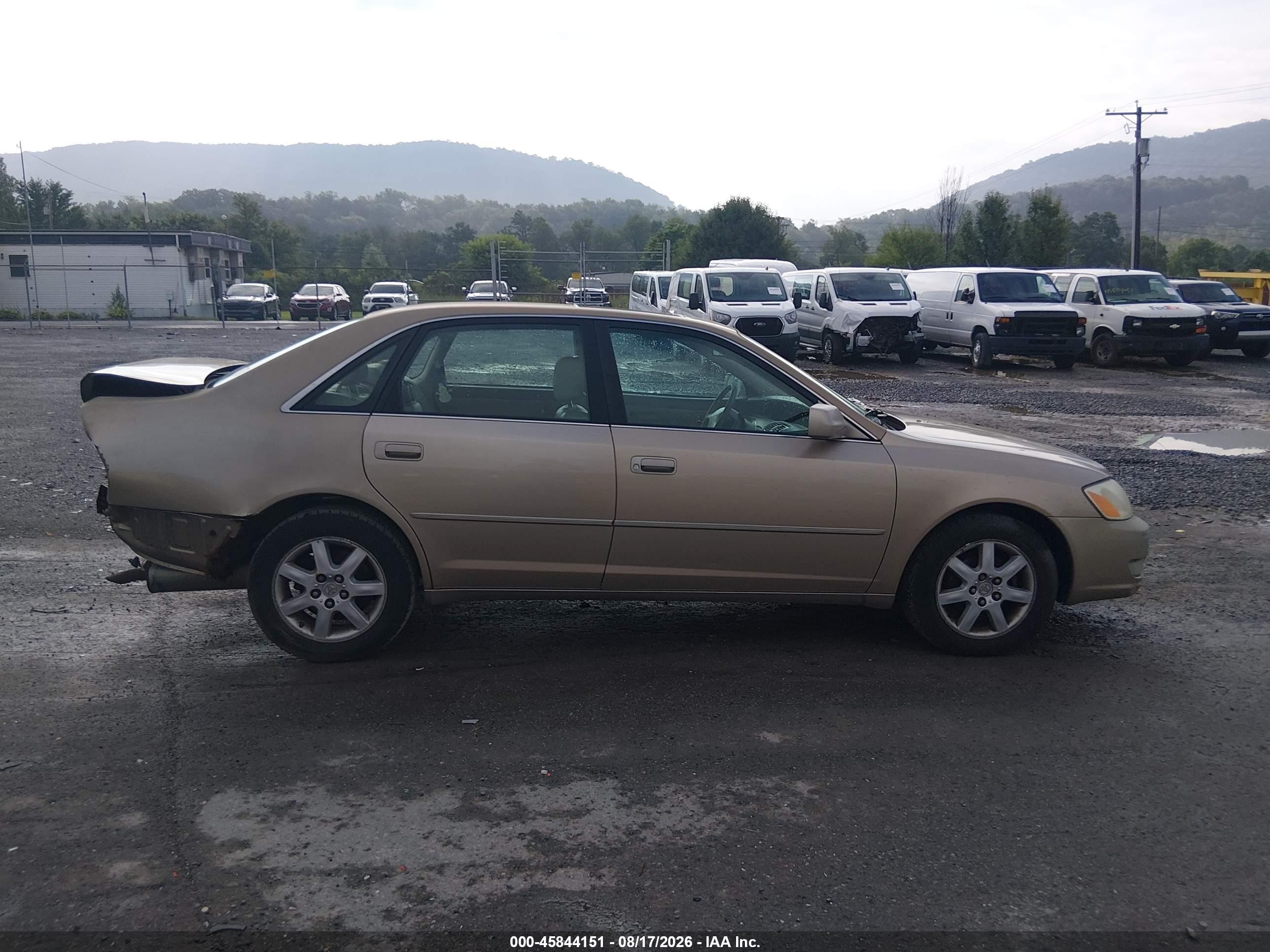 2001 Toyota Avalon Xl/xls Beige vin: 4T1BF28B91U163566